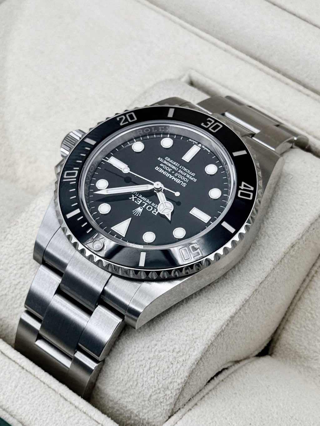 2024 Rolex Submariner 41mm 124060 Stainless Steel Black Dial
