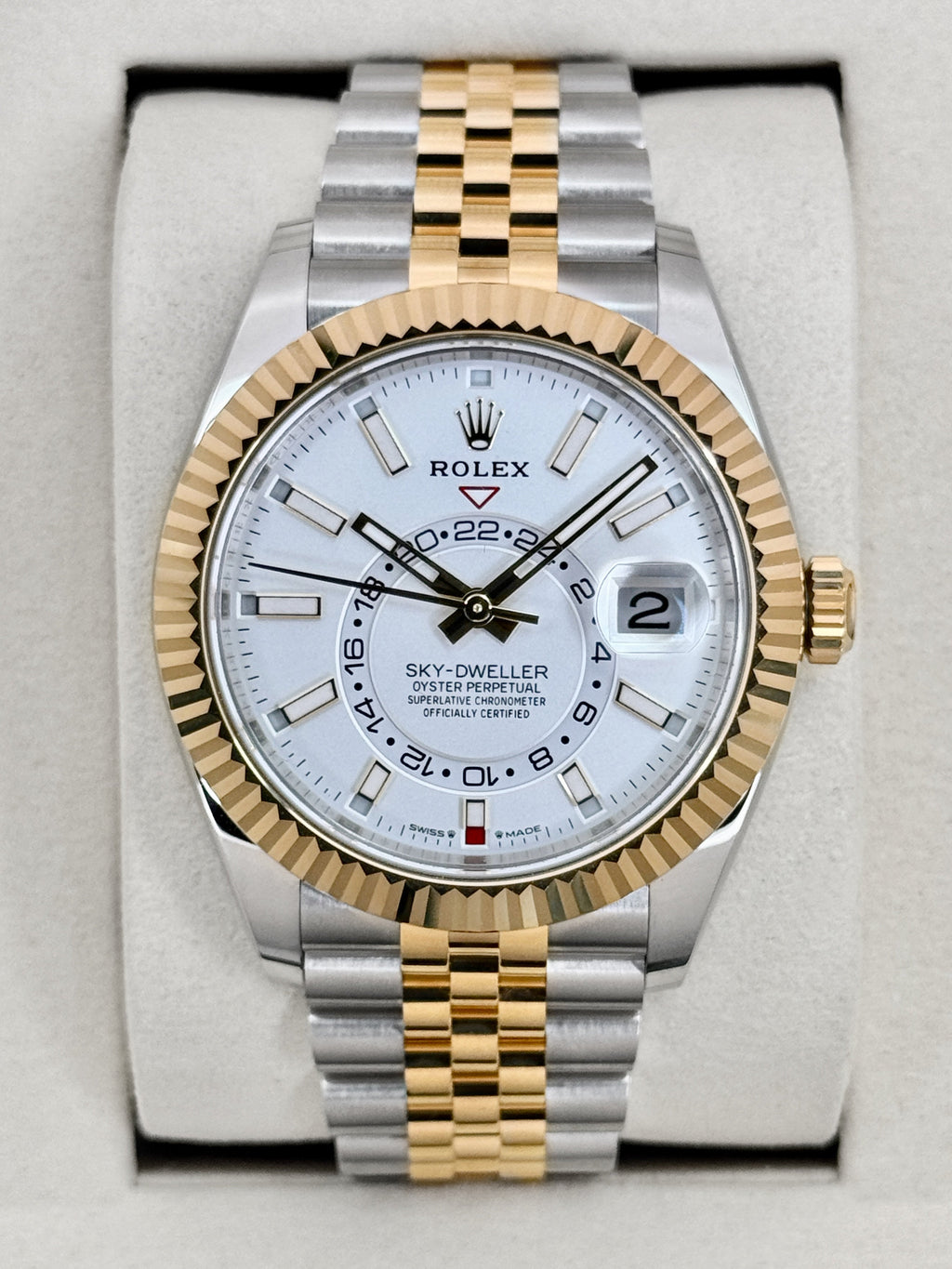 NEW 2026 Rolex Sky-Dweller 42mm 336933 Jubilee White Dial