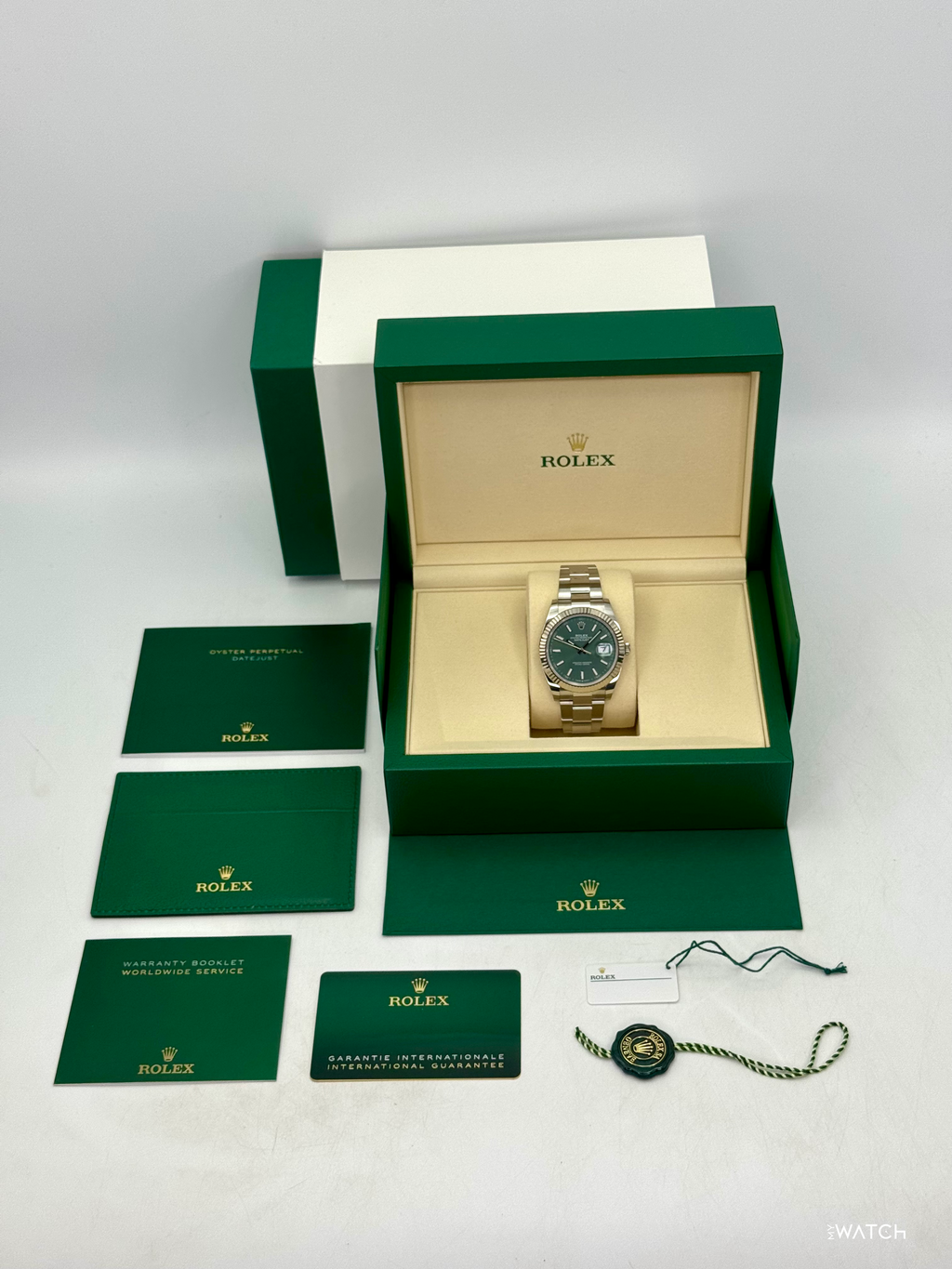 NEW 2026 Rolex Datejust 41mm 126334 Stainless Steel Oyster Green Dial