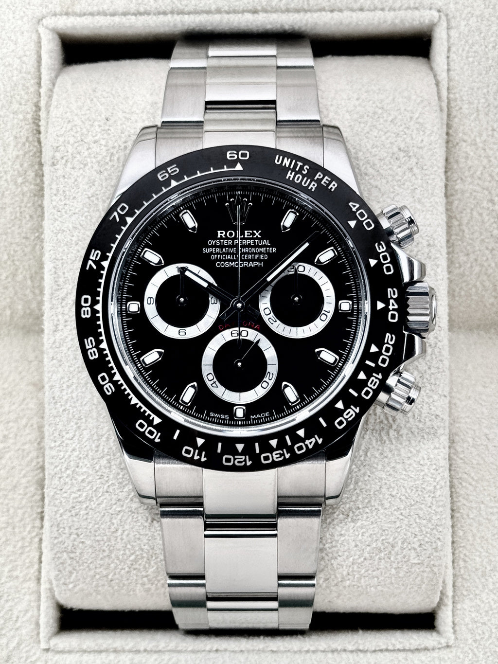 2024 Rolex Daytona 40mm 116500LN Stainless Steel Black Dial