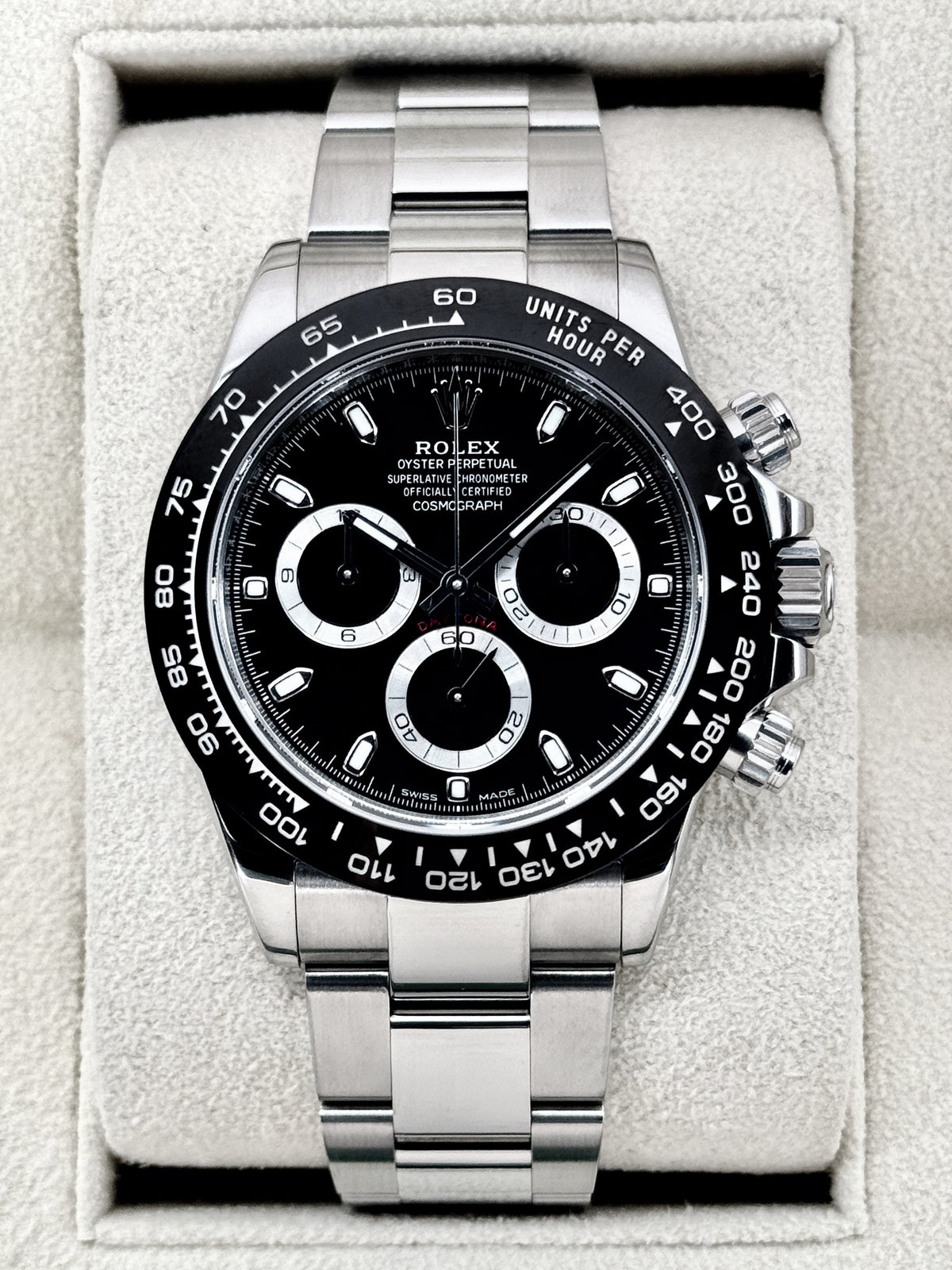 2024 Rolex Daytona 40mm 116500LN Stainless Steel Black Dial