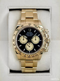 2025 Rolex Daytona "Paul Newman" 40mm 126508 18K Yellow Gold Black Dial