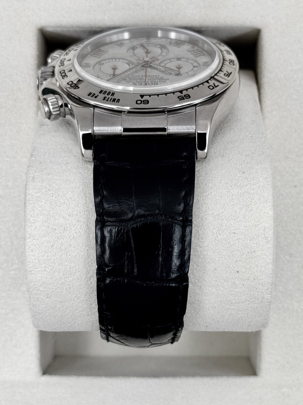 2003 Rolex Daytona 40mm 116519 White Gold Meteorite Dial (Collectors Set)
