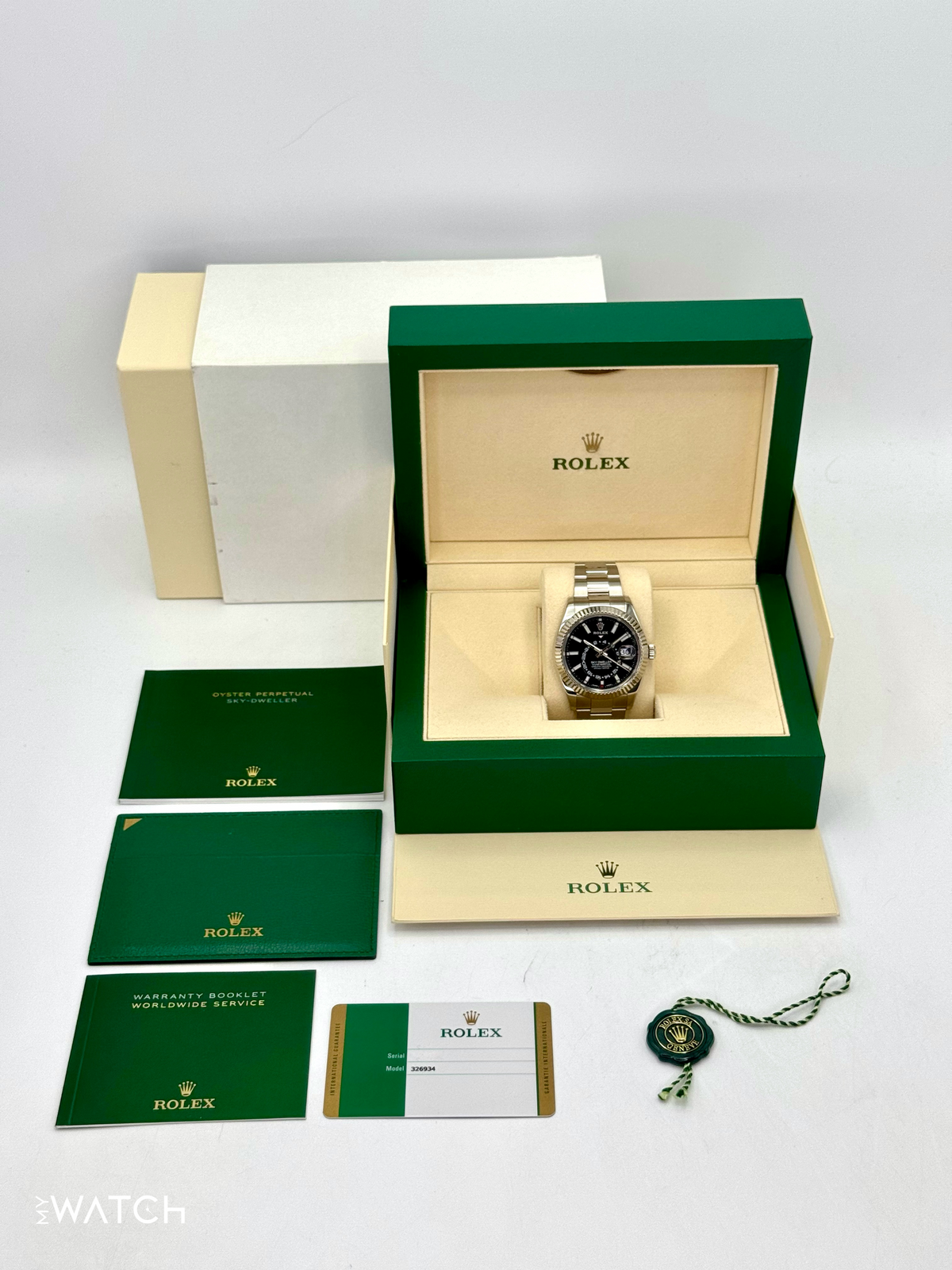 2019 Rolex Sky-Dweller 42mm 326934 Oyster Black Dial