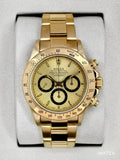 1997 Rolex Daytona 40mm 16528 Yellow Gold Champagne Dial