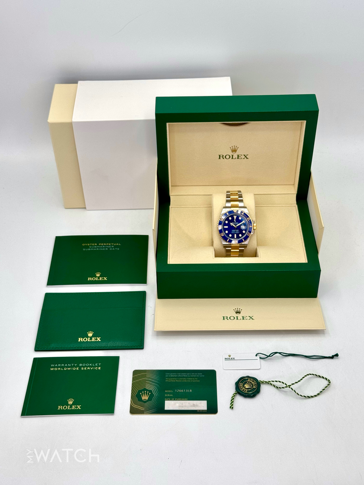 2021 Rolex Submariner "Bluesy" 41mm 126613LB Two-Tone Blue Dial