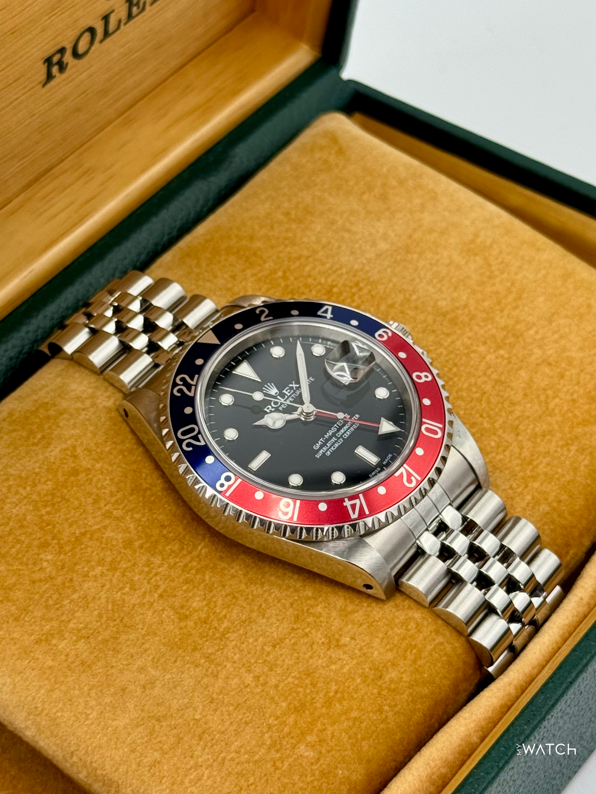 2001 Rolex GMT Master II "Pepsi" 40mm 16710 Stainless Steel "Collectors Set"