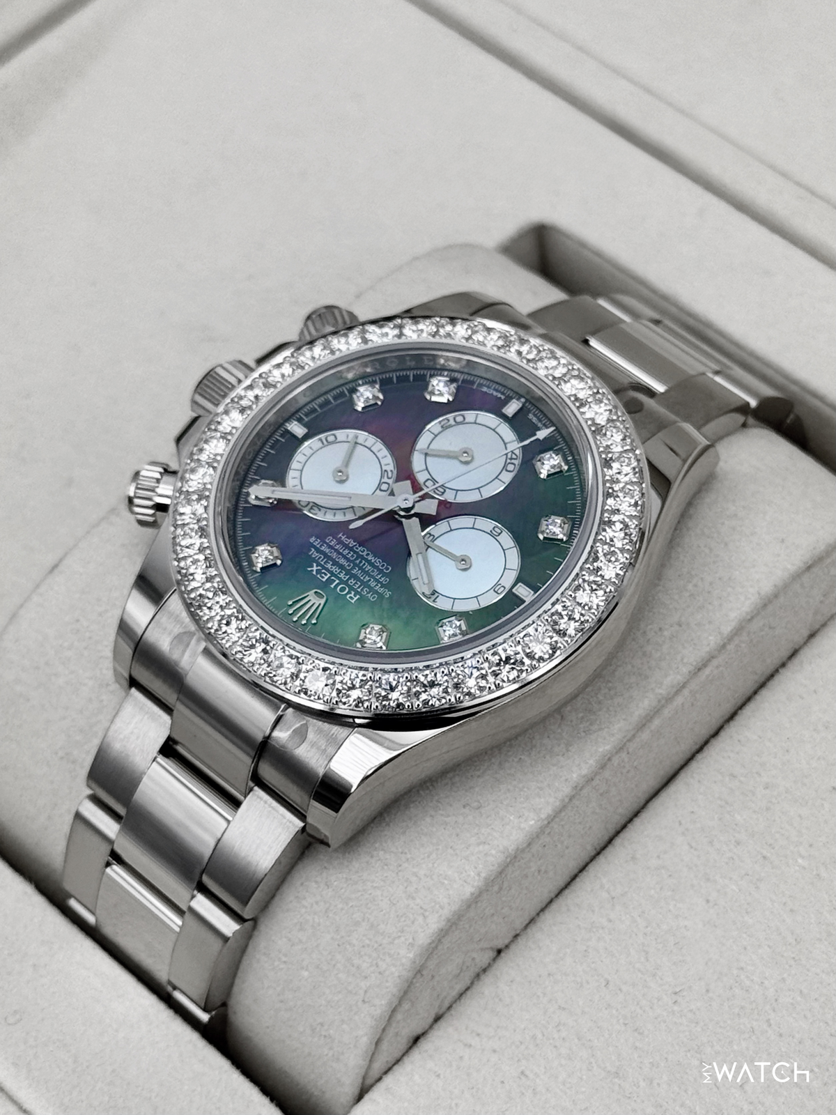 NEW 2025 Rolex Daytona 40mm 126579RBR Mother of Pearl Diamond Dial (STICKERED)