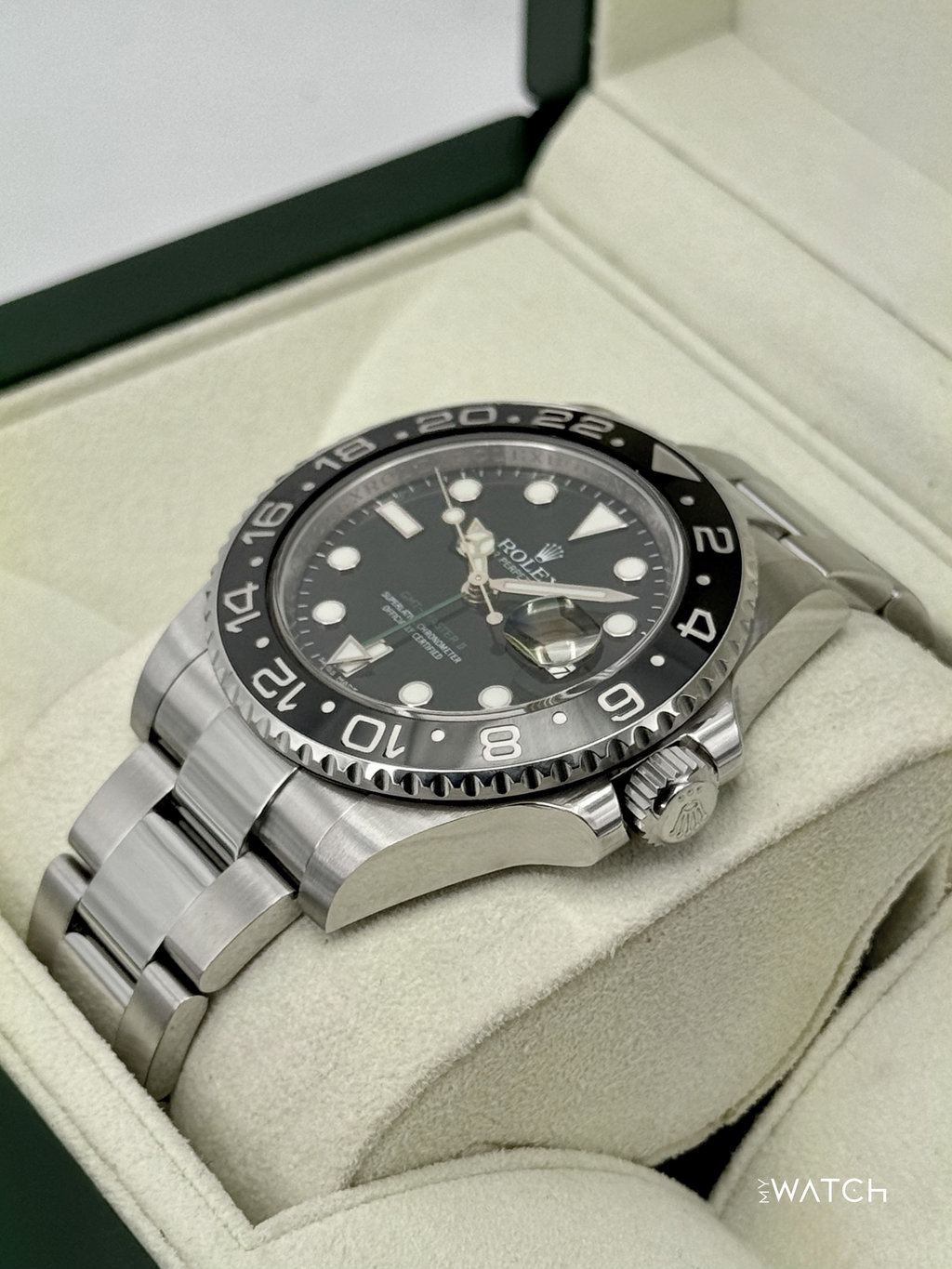 2014 Rolex GMT-Master II 40mm 116710LN Stainless Steel Black Dial