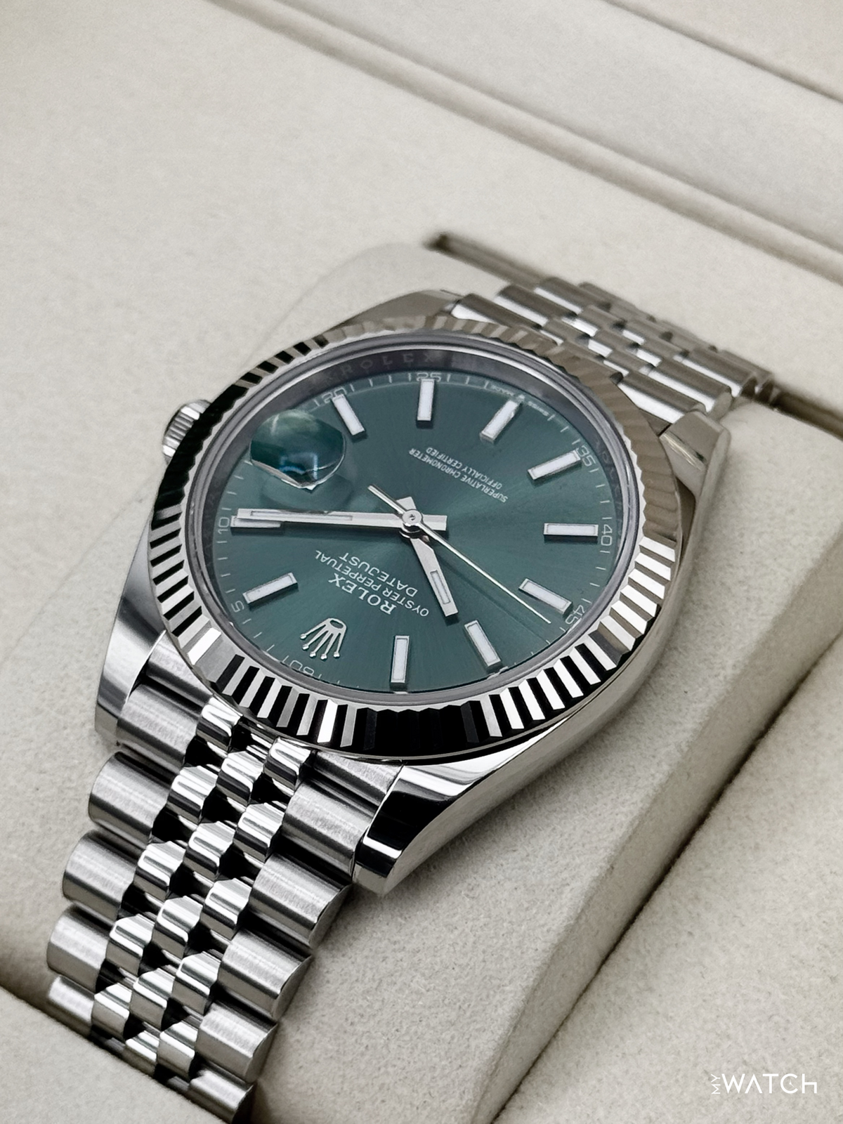 NEW 2026 Rolex Datejust 41mm 126334 Jubilee Green Dial