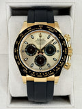 2022 Rolex Daytona 40mm 116518LN Yellow Gold Oysterflex Champagne Pikachu Dial