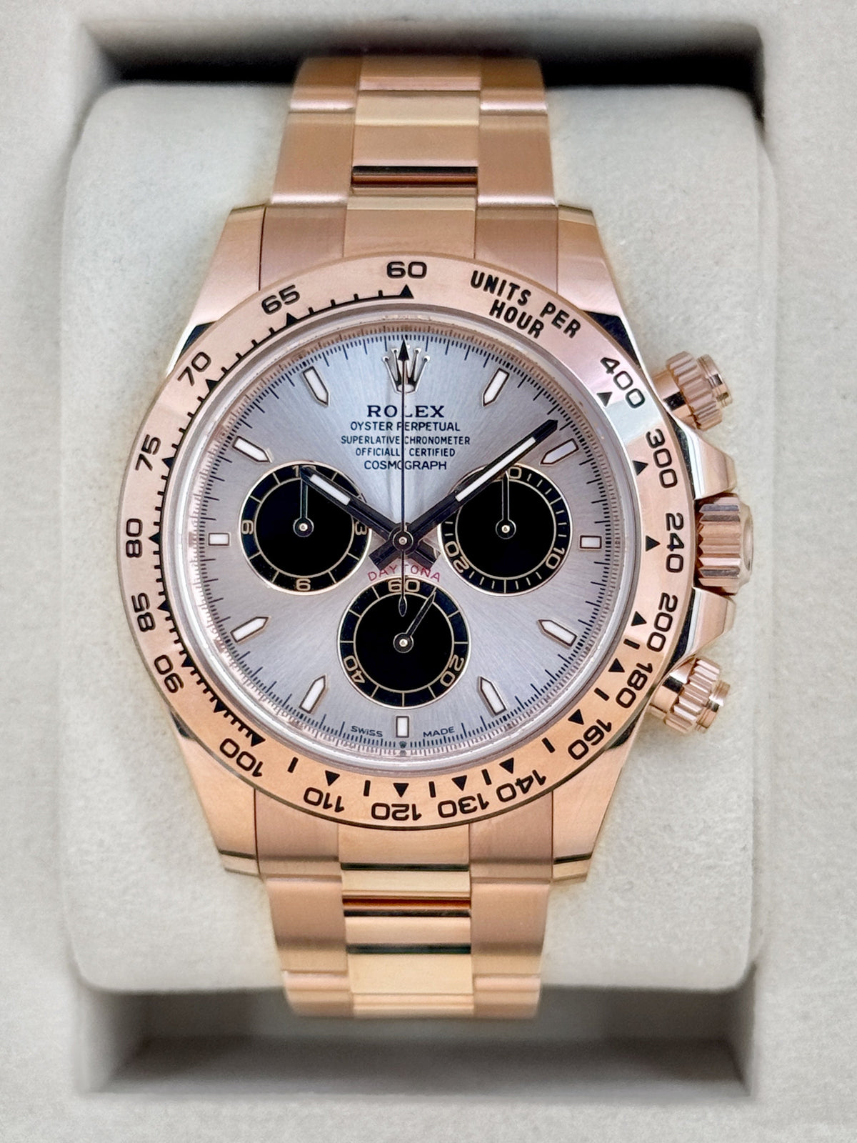 2026 Rolex Daytona 40mm 126505 Rose Gold Sundust Dial