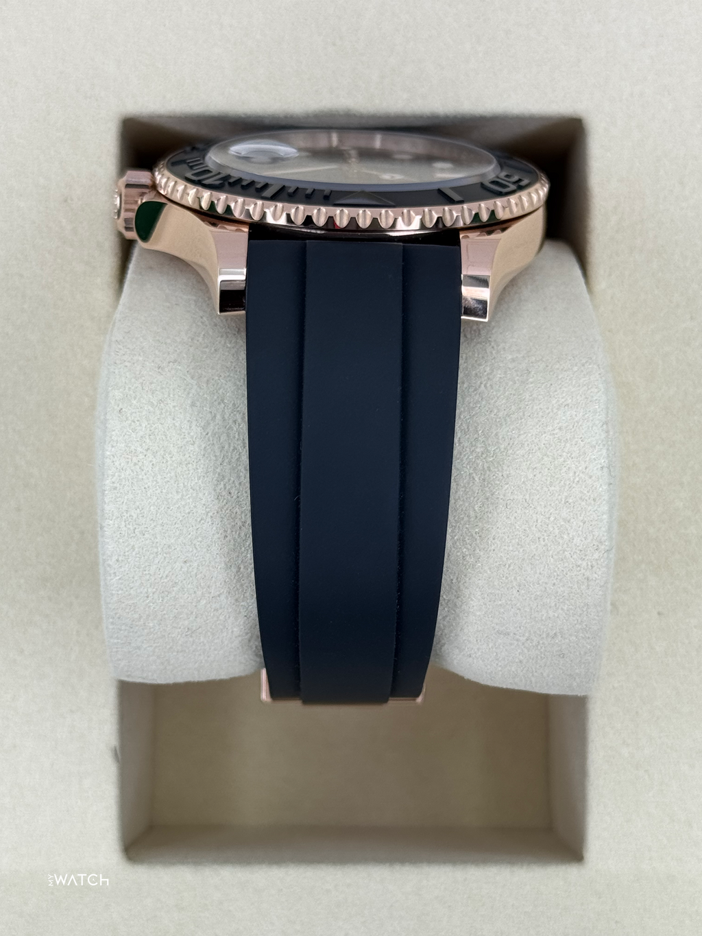 NEW 2026 Rolex Yacht-Master 40mm 126655 Rose Gold Oysterflex Black Dial
