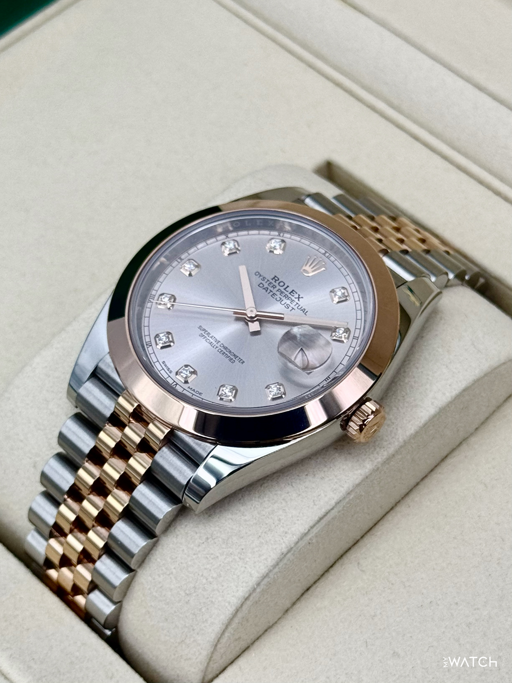 NEW 2026 Rolex Datejust 41mm 126301 Two-Tone Jubilee Sundust Diamond Dial