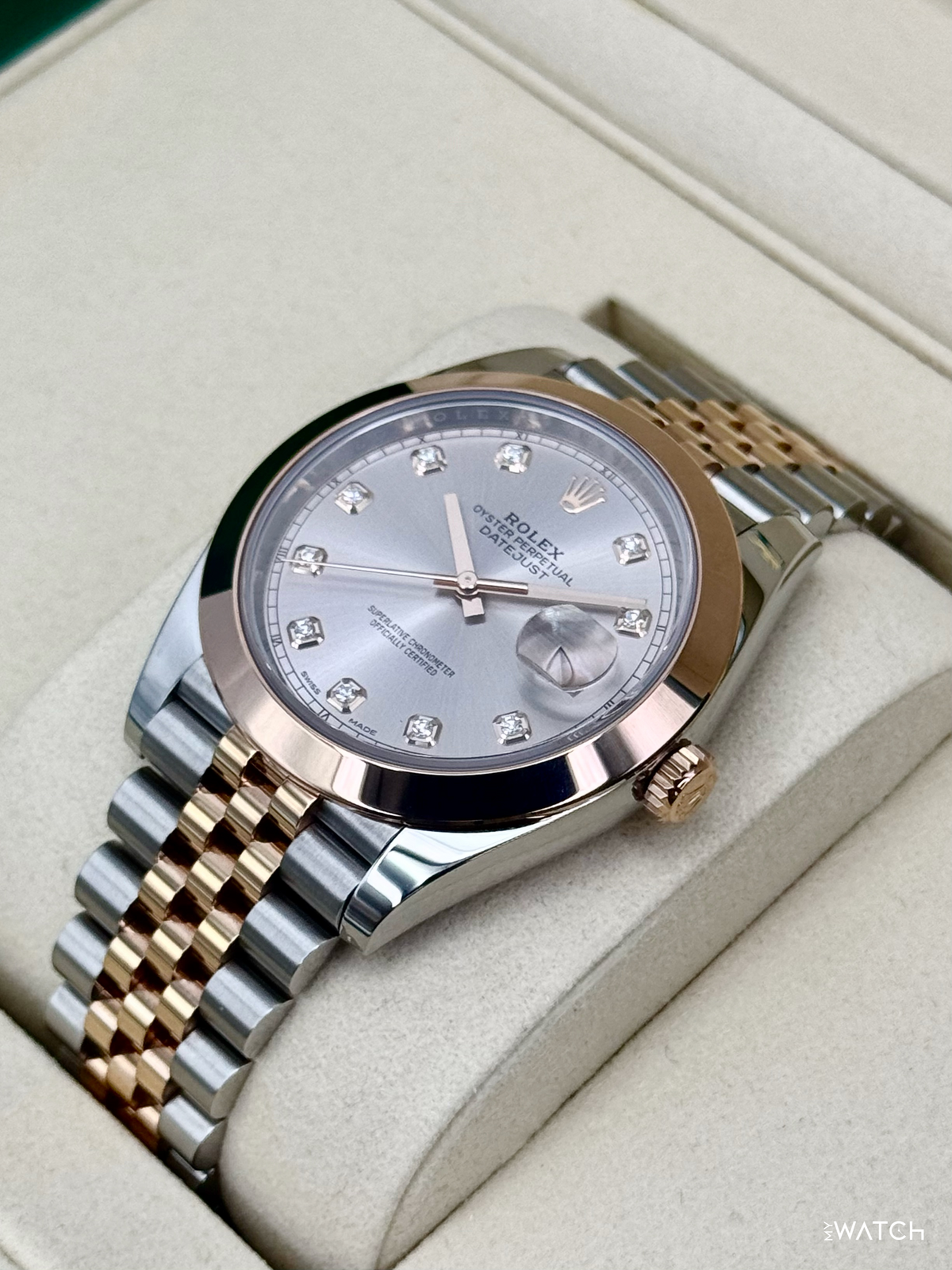 NEW 2026 Rolex Datejust 41mm 126301 Two-Tone Jubilee Sundust Diamond Dial