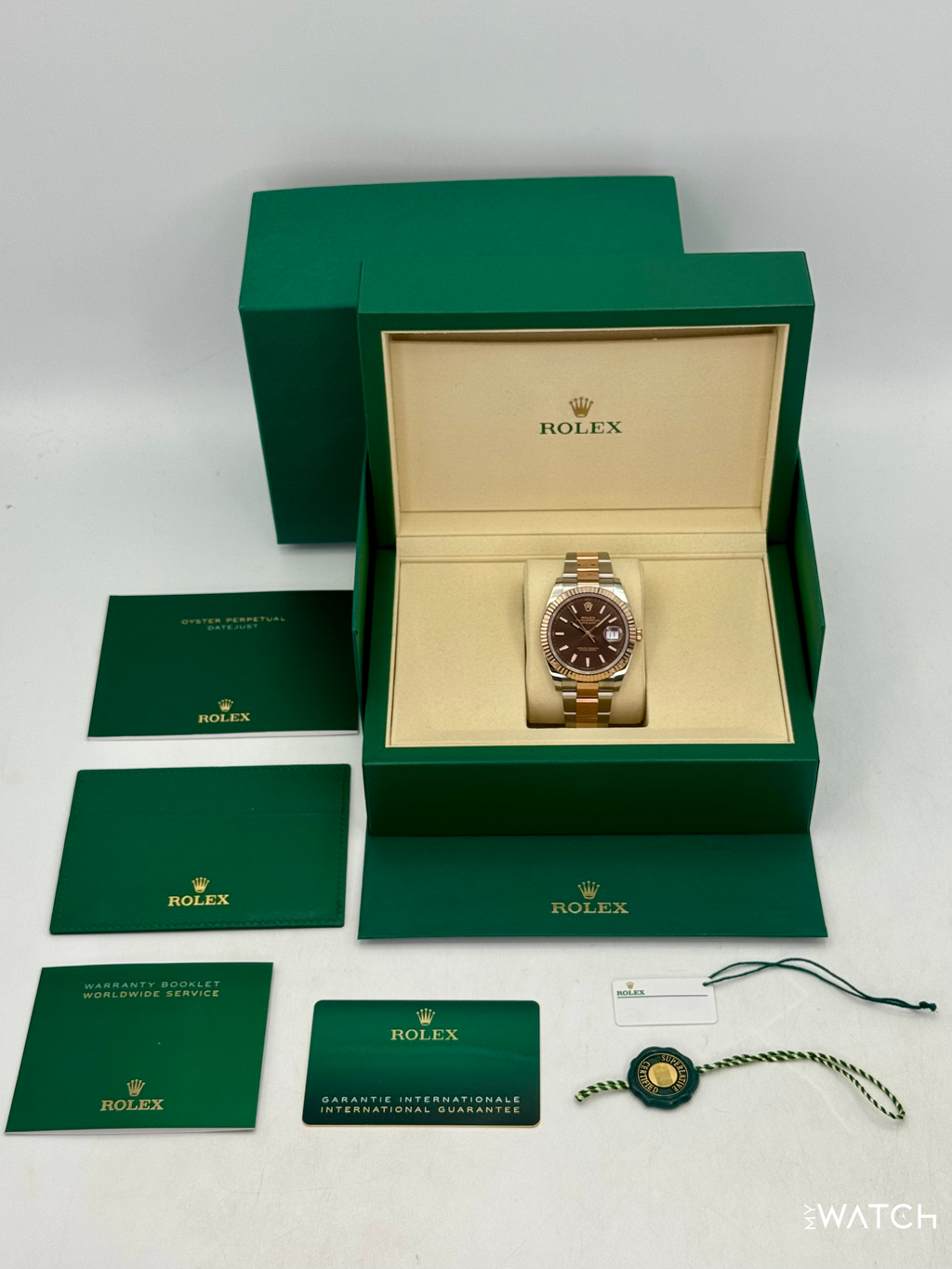 NEW 2026 Rolex Datejust 41mm 126331 Two-Tone Oyster Chocolate Dial