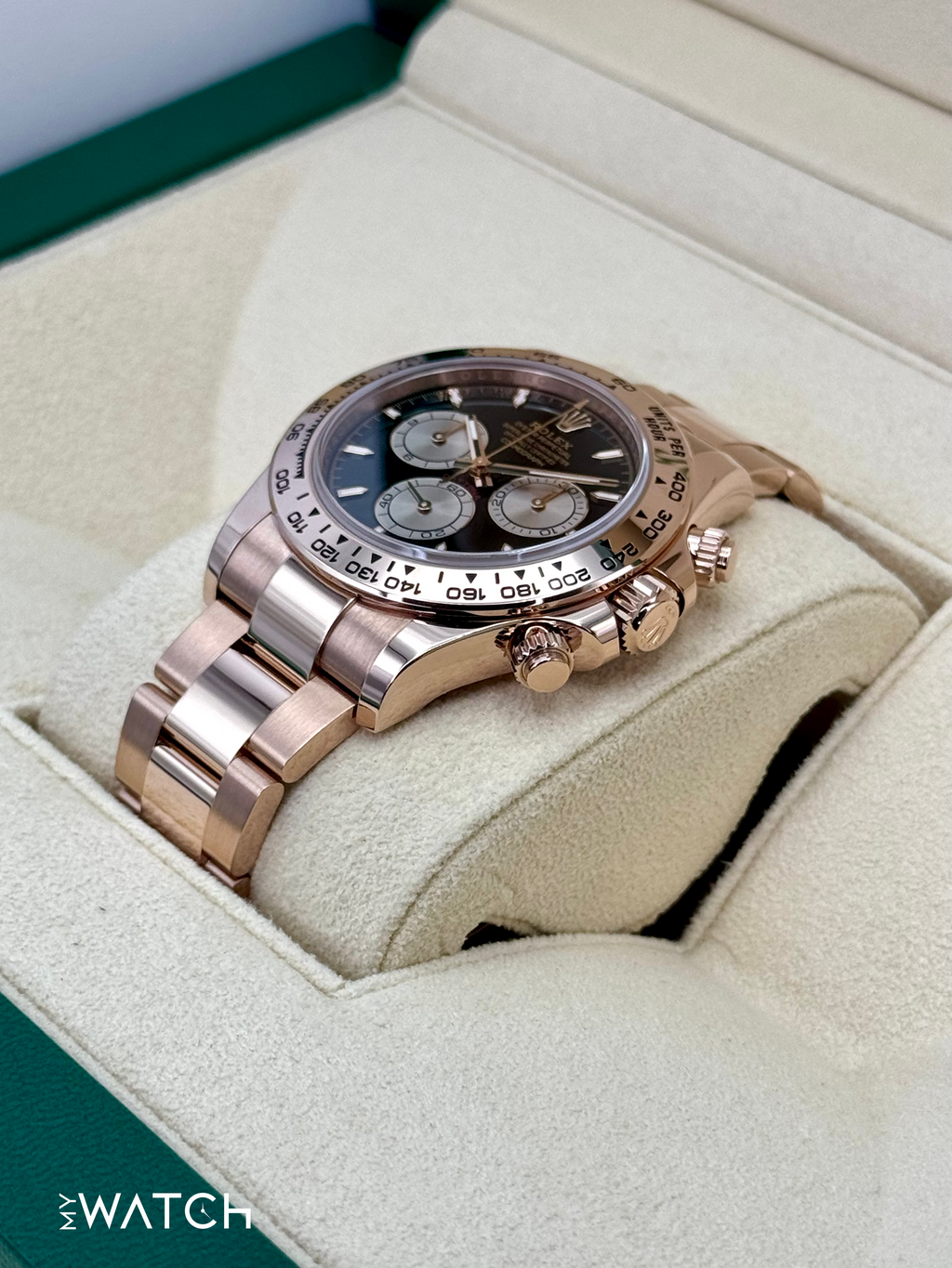 2024 Rolex Daytona 40mm 126505 Rose Gold Black Dial