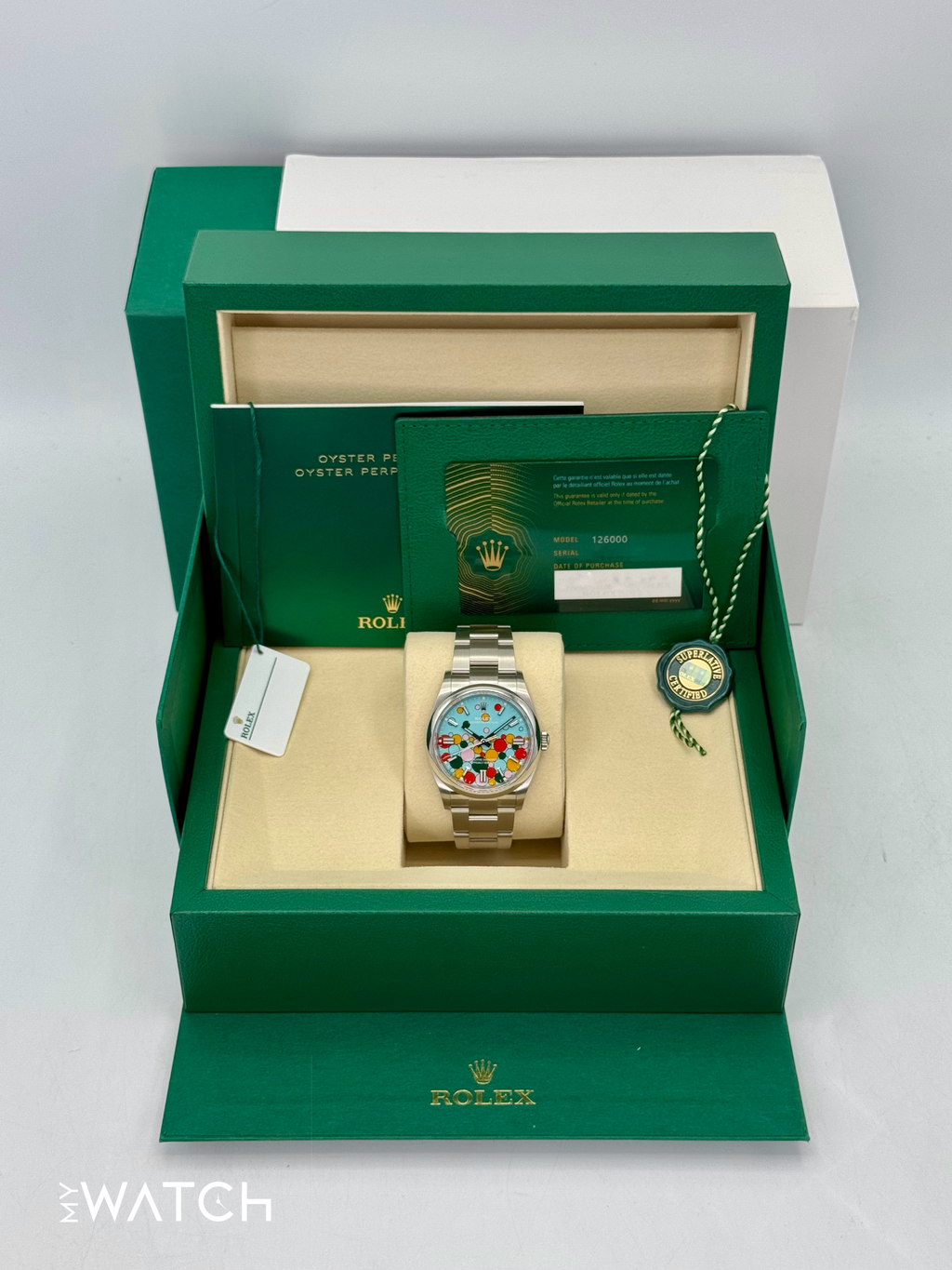NEW 2025 Rolex Oyster Perpetual 36mm 126000 Celebration Dial