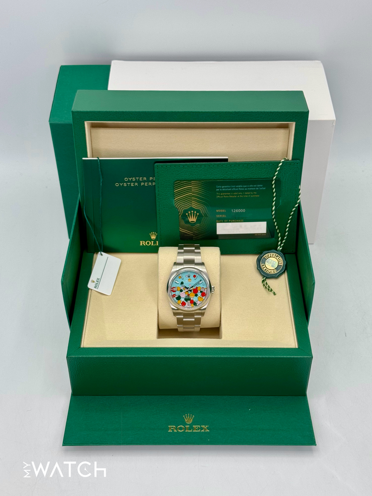 NEW 2025 Rolex Oyster Perpetual 36mm 126000 Celebration Dial