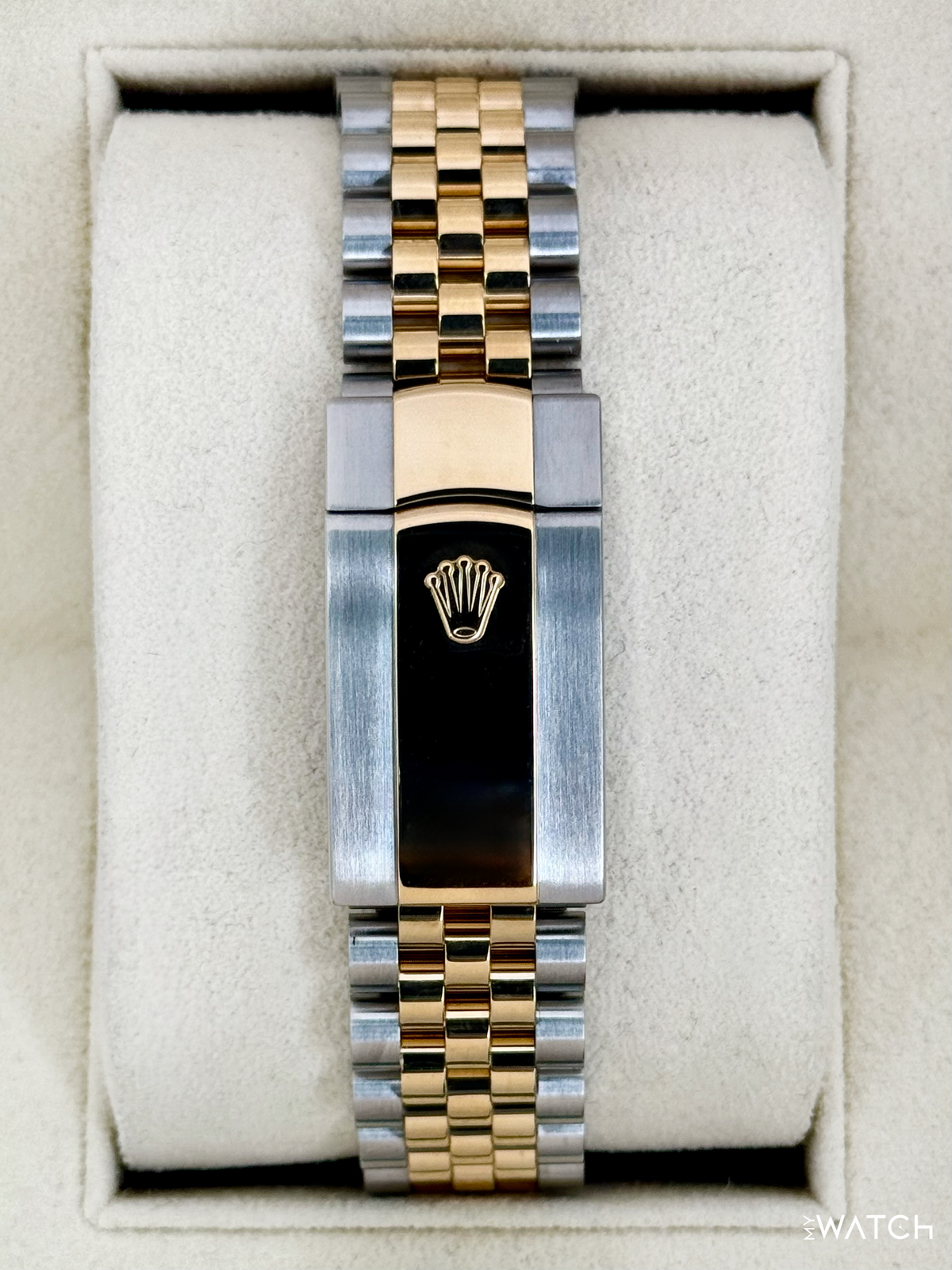2020 Rolex Datejust 41mm 126333 Two-Tone Jubilee Mother of Pearl Diamond Dial