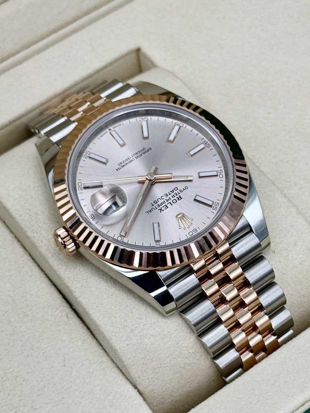 2025 Rolex Datejust 41mm 126331 Two-Tone Jubilee Sundust Dial