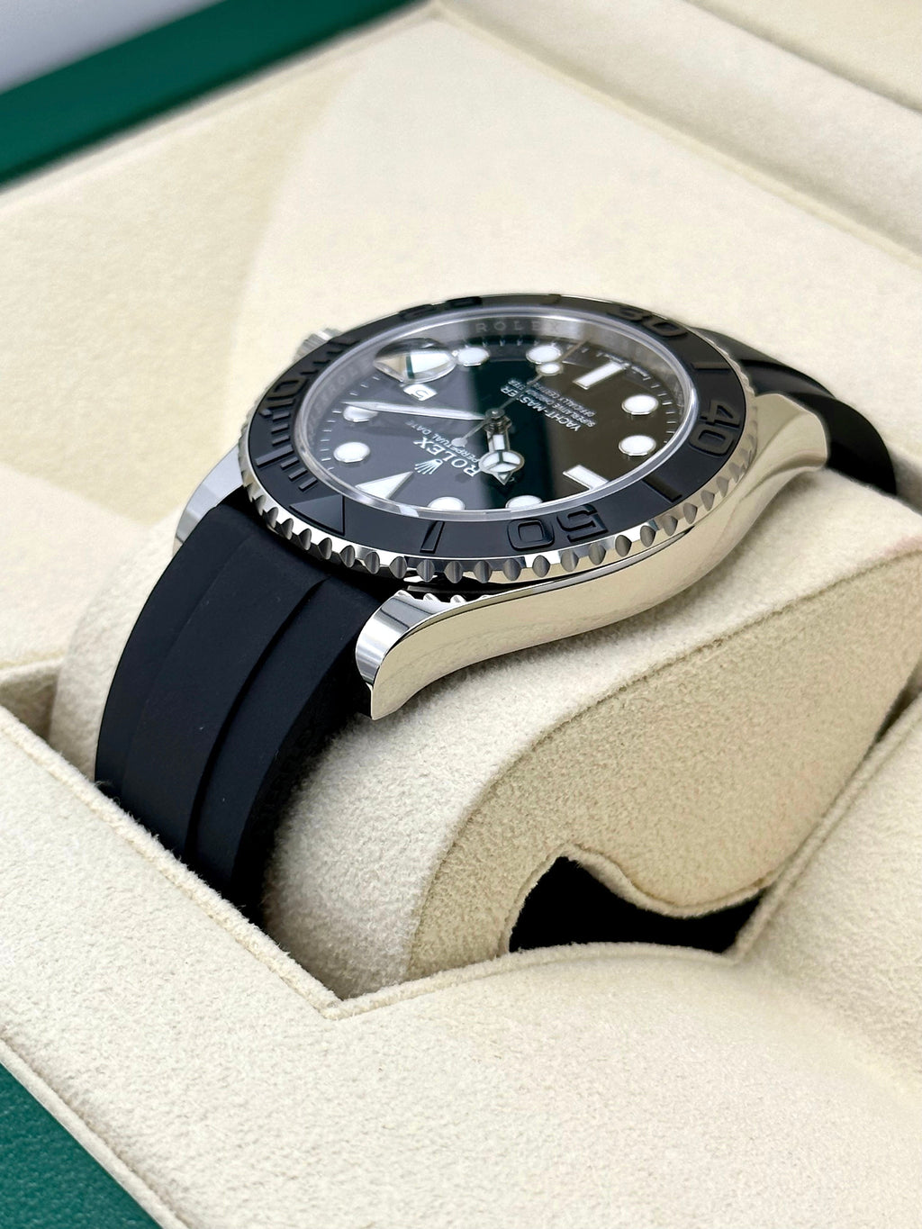 NEW 2026 Rolex Yacht-Master 42mm 226659 White Gold Oysterflex Black Dial