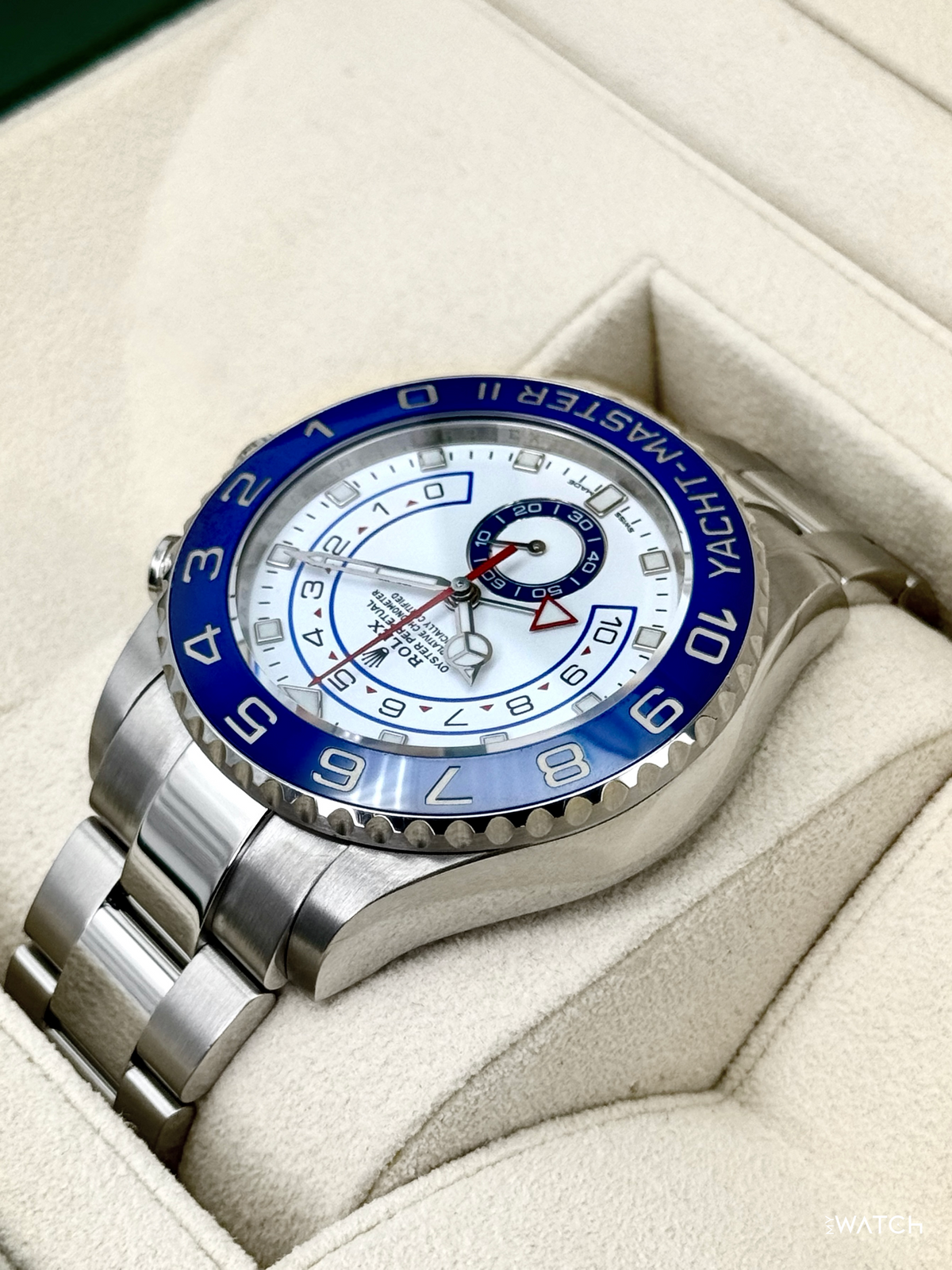 2019 Rolex Yacht-Master II 44mm 116680 Stainless Steel White Dial