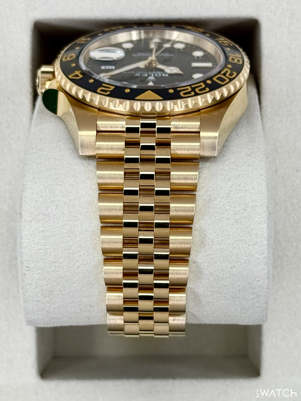 NEW 2026 Rolex GMT-Master II 40mm 126718GRNR Yellow Gold Jubilee Black Dial