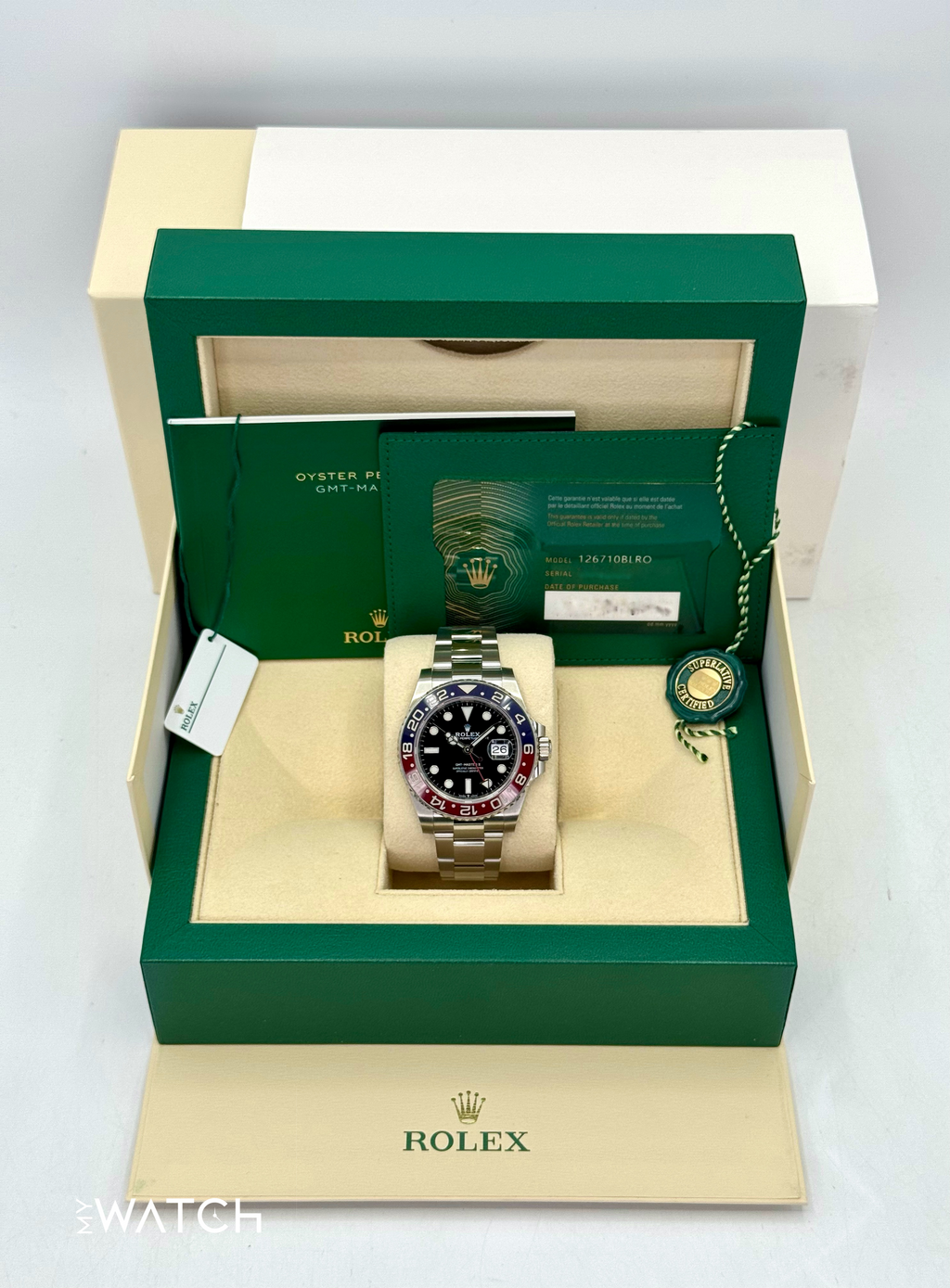 2021 Rolex GMT-Master II "Pepsi" 40mm 126710BLRO Oyster