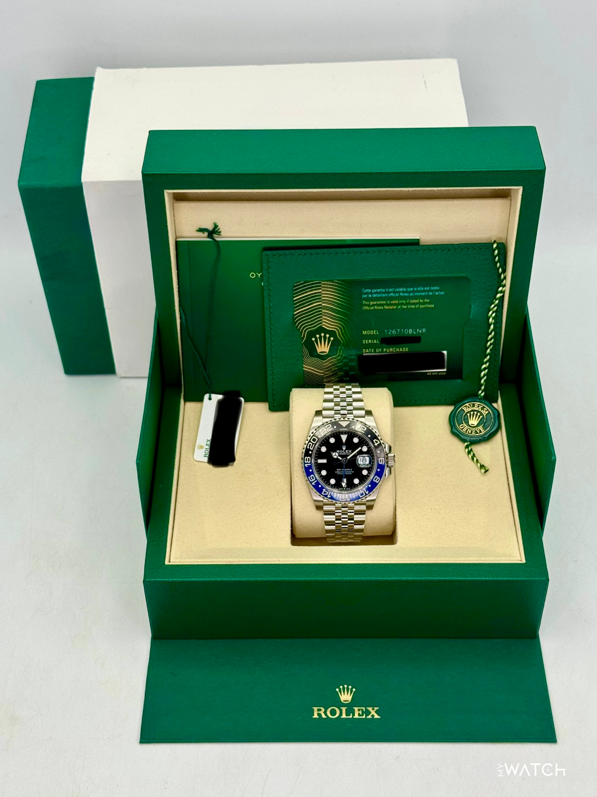 NEW 2026 Rolex GMT-Master II "Batgirl" 40mm 126710BLNR Jubilee (STICKERED)