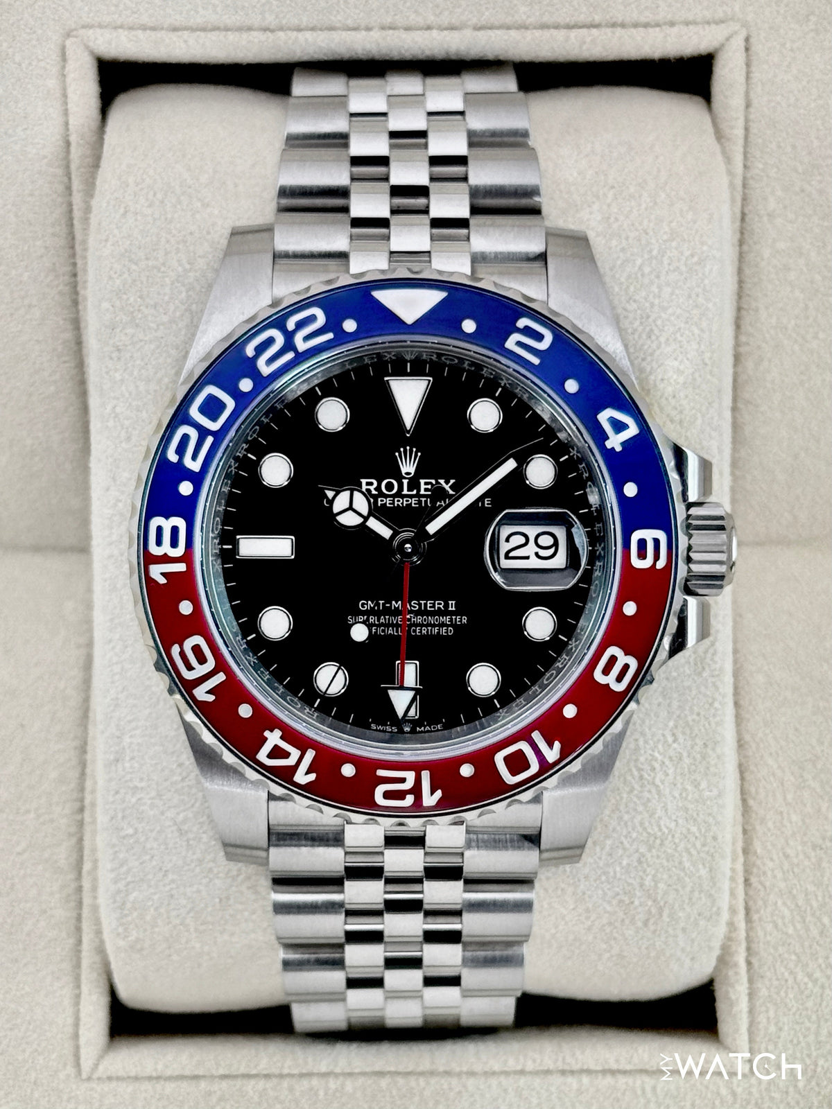 2018 Rolex GMT-Master II "Pepsi" 40mm 126710BLRO Jubilee