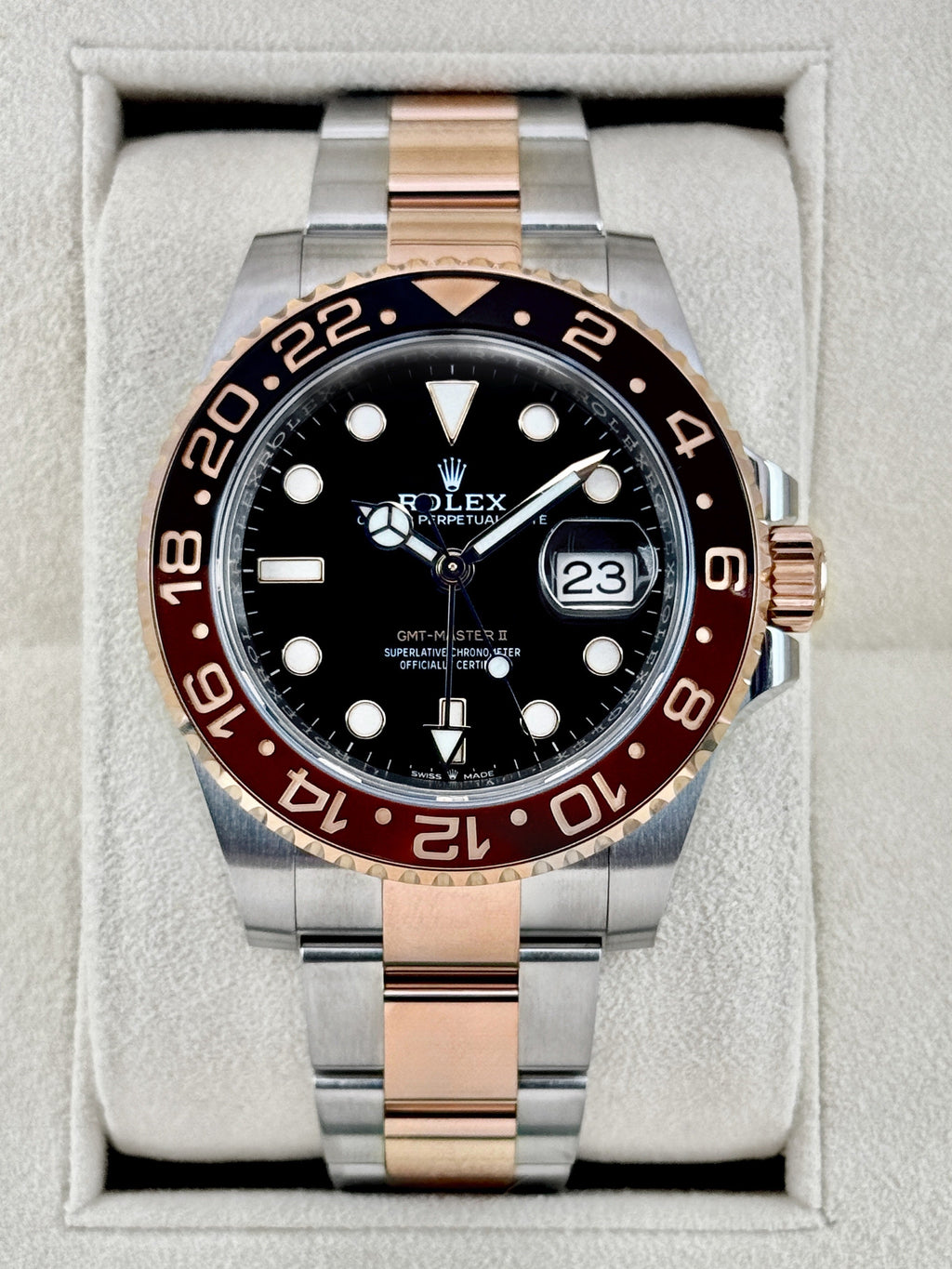 2018 Rolex GMT-Master II "Rootbeer" 40mm 126711CHNR Two-Tone