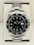 NEW OLD STOCK 2017 Rolex GMT-Master II 40mm 116710LN Stainless Steel Black Dial (STICKERED)
