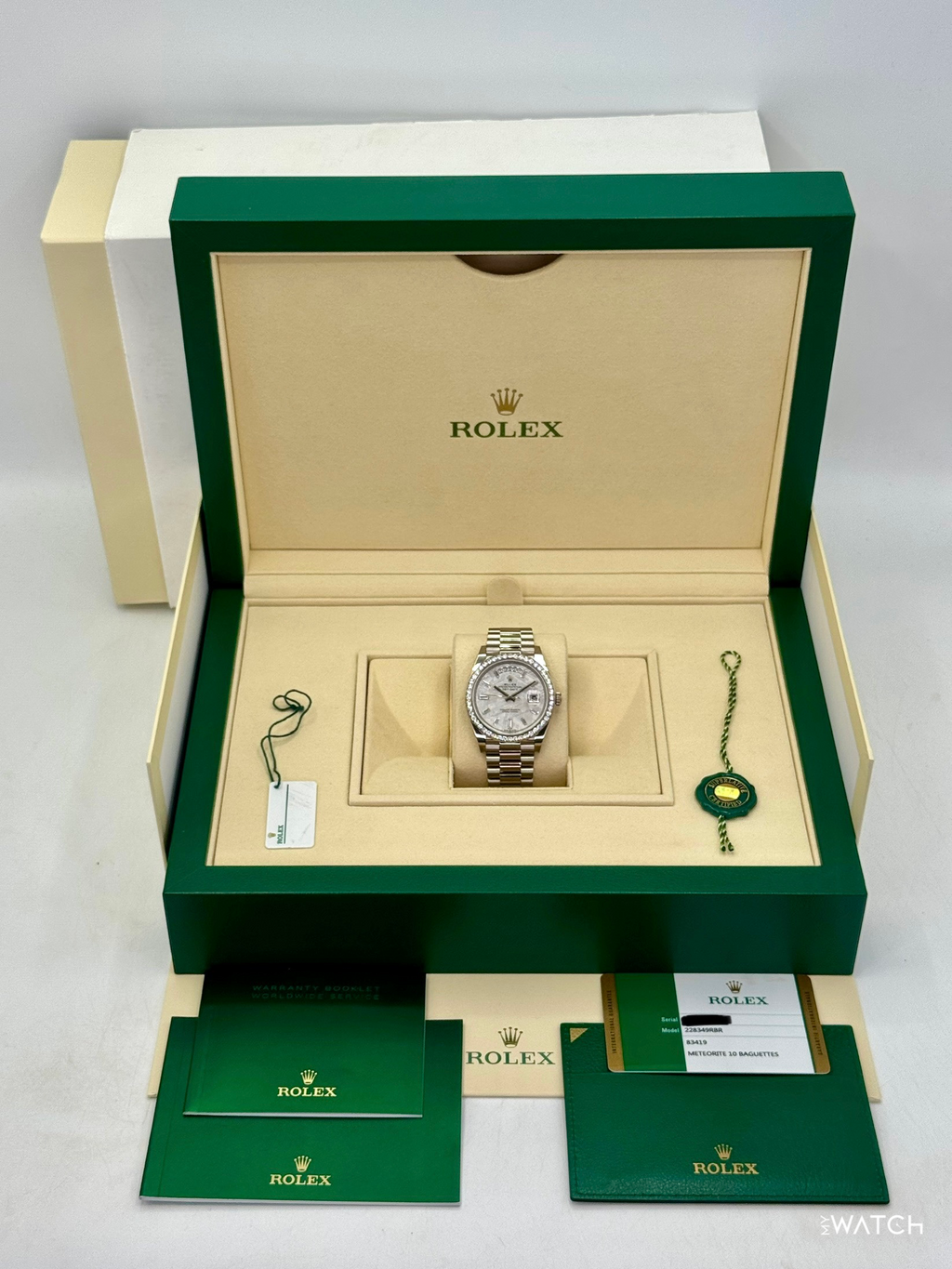 2019 Rolex Day-Date 40mm 228349RBR Presidential Meteorite Diamond Dial
