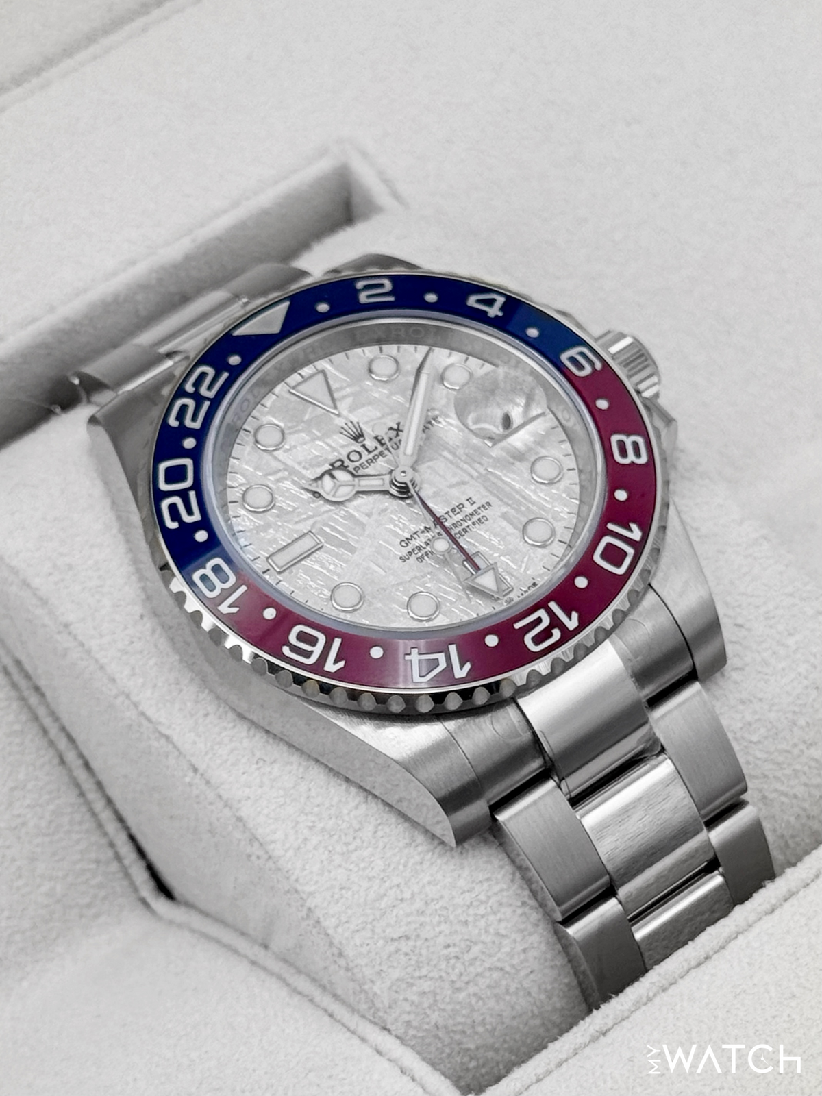 2023 Rolex GMT-Master II "Pepsi" 40mm 126719BLRO Meteorite Dial