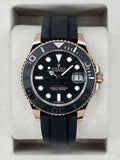 NEW 2026 Rolex Yacht-Master 37mm 268655 Rose Gold Black Dial (STICKERED)