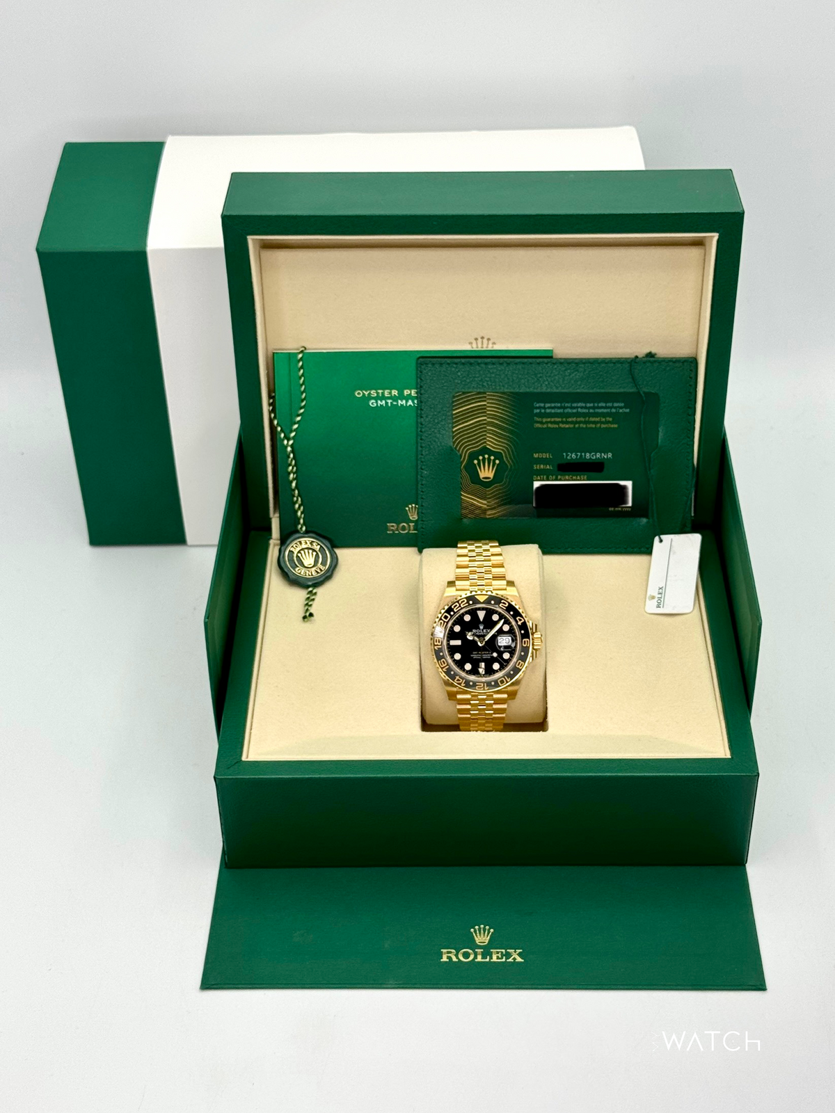 NEW 2025 Rolex GMT-Master II 40mm 126718GRNR Jubilee Black Dial (STICKERED)