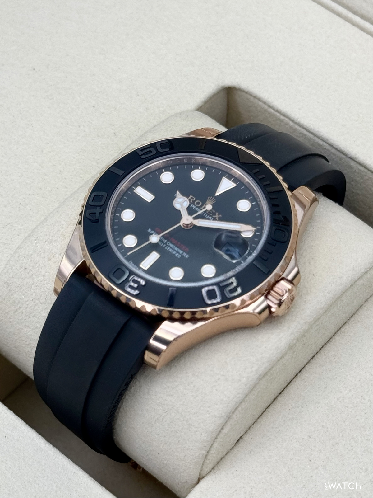 NEW 2026 Rolex Yacht-Master 37mm 268655 Rose Gold Black Dial (STICKERED)