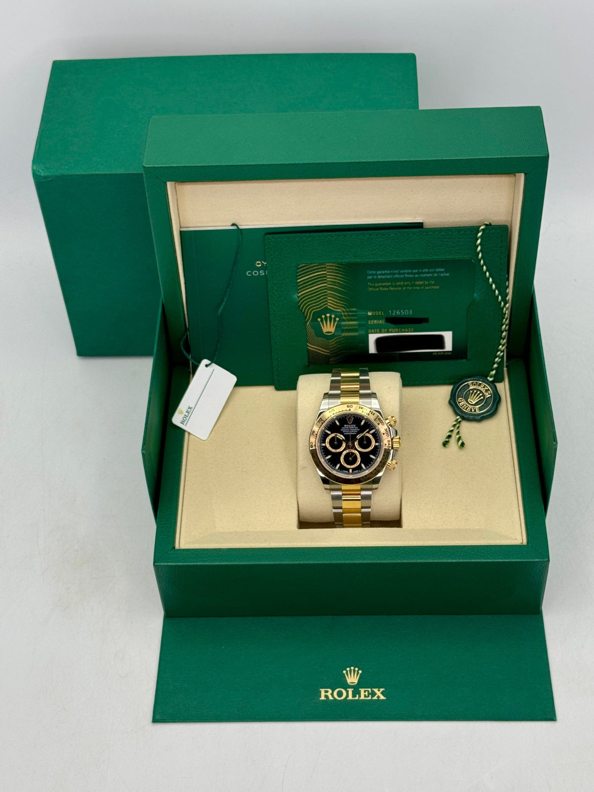 2026 Rolex Daytona 40mm 126503 Two-Tone Black Dial