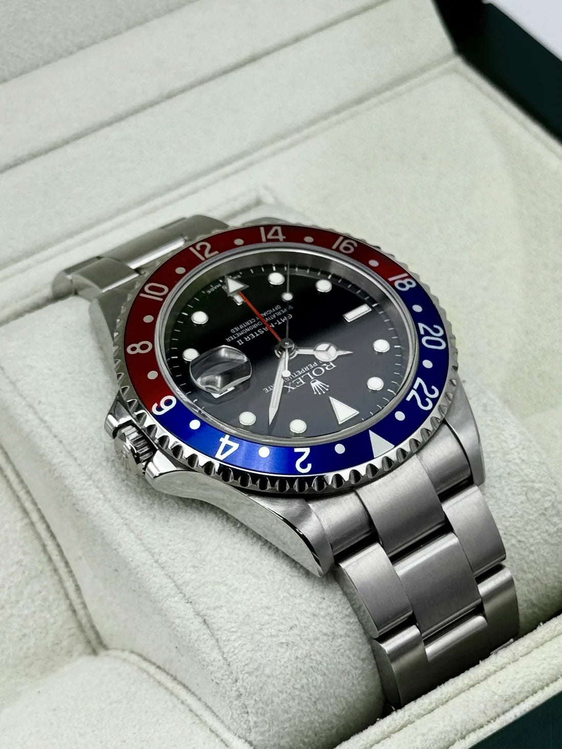 2005 Rolex GMT-Master II "Pepsi" 40mm 16710 Oyster (Collectors Set)