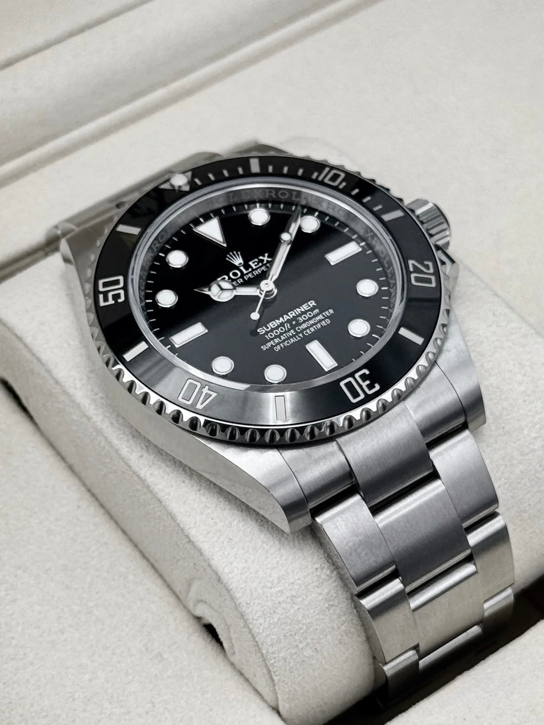 2025 Rolex Submariner 41mm 124060 Stainless Steel Black Dial