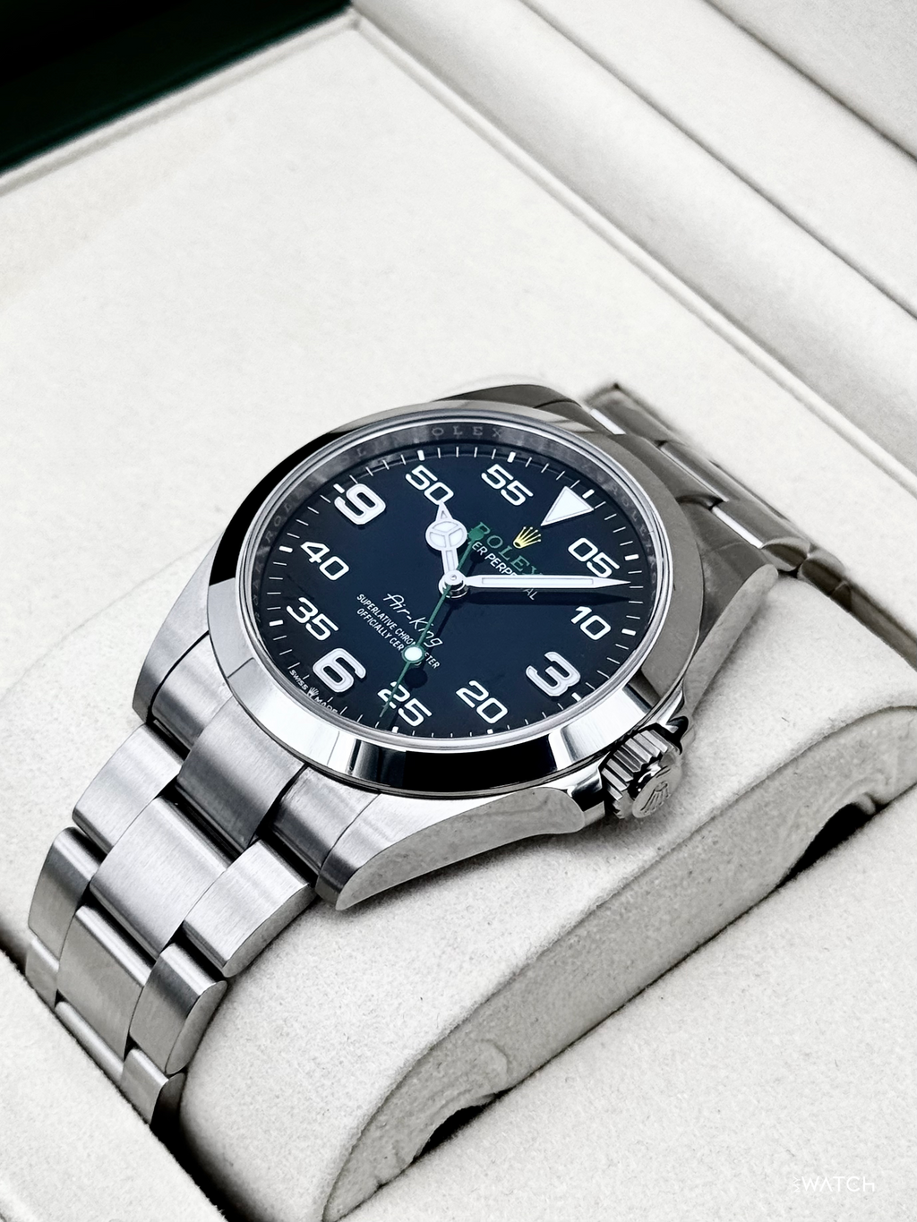 2025 Rolex Air-King 40mm 126900 Stainless Steel Black Dial