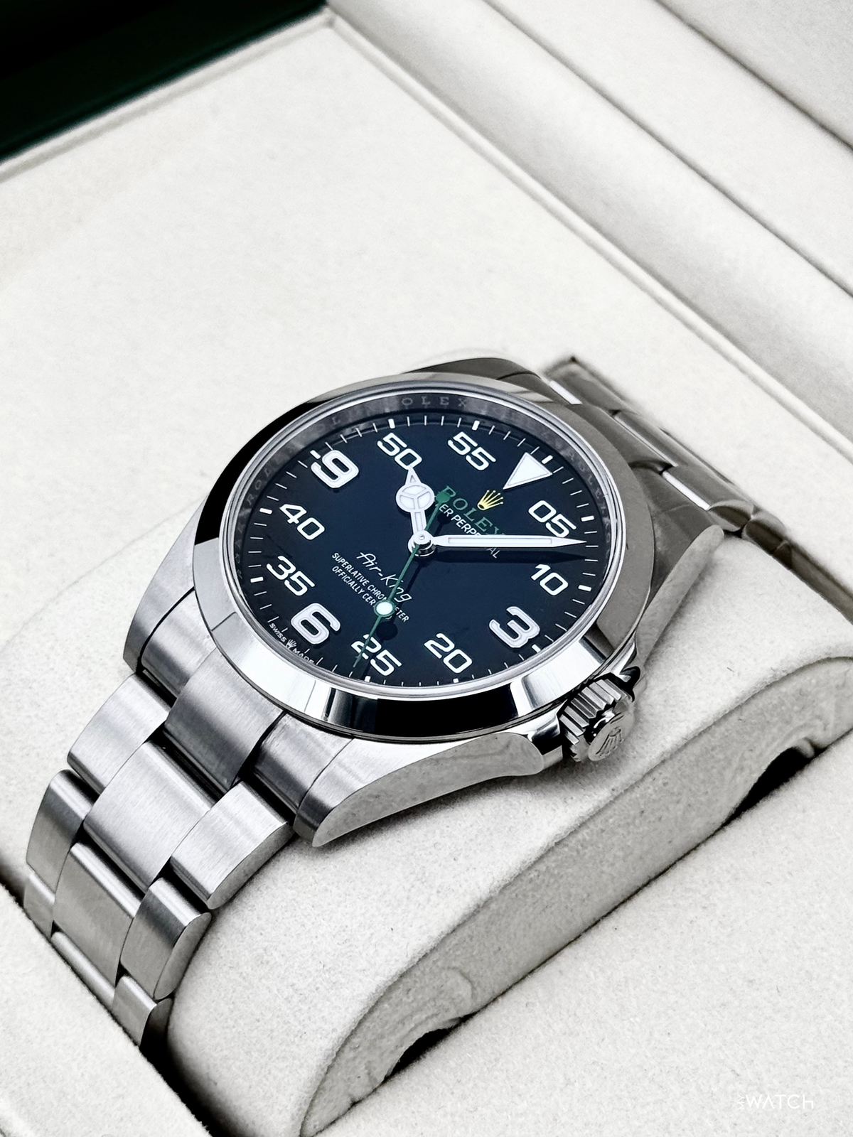 2025 Rolex Air-King 40mm 126900 Stainless Steel Black Dial