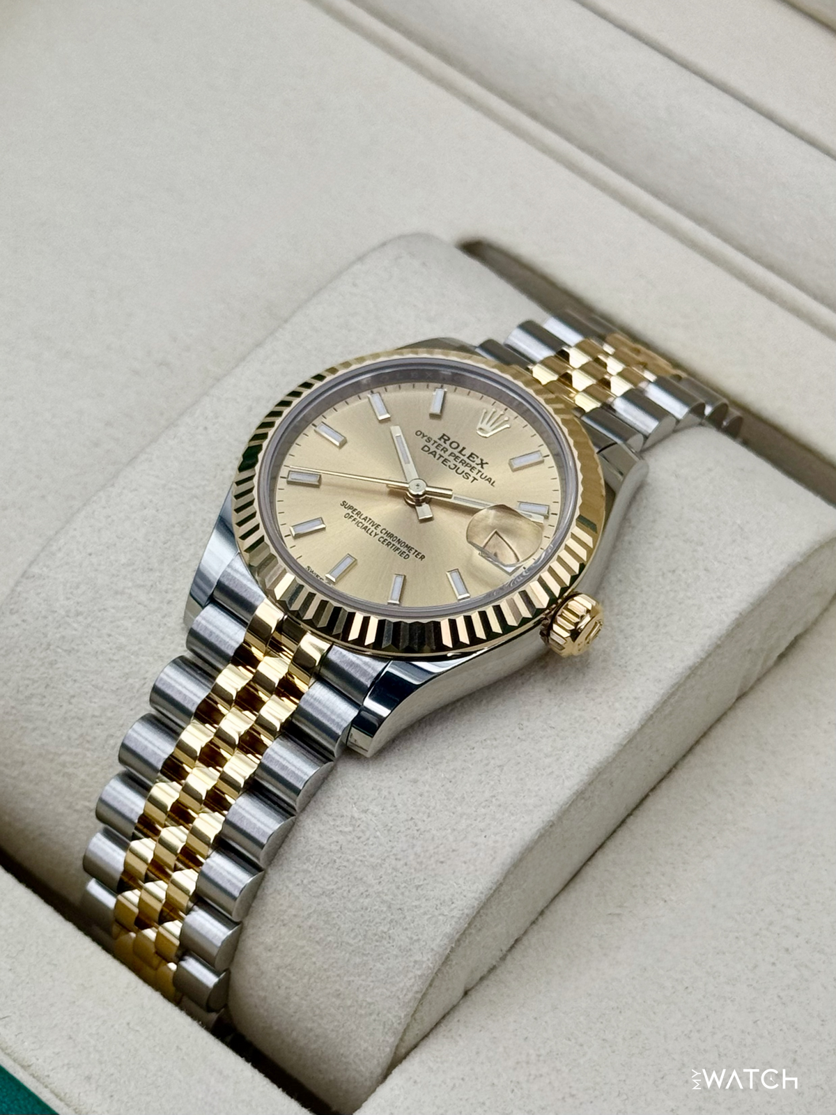 NEW 2026 Rolex Datejust 31mm 278273 Two-Tone Jubilee Champagne Dial