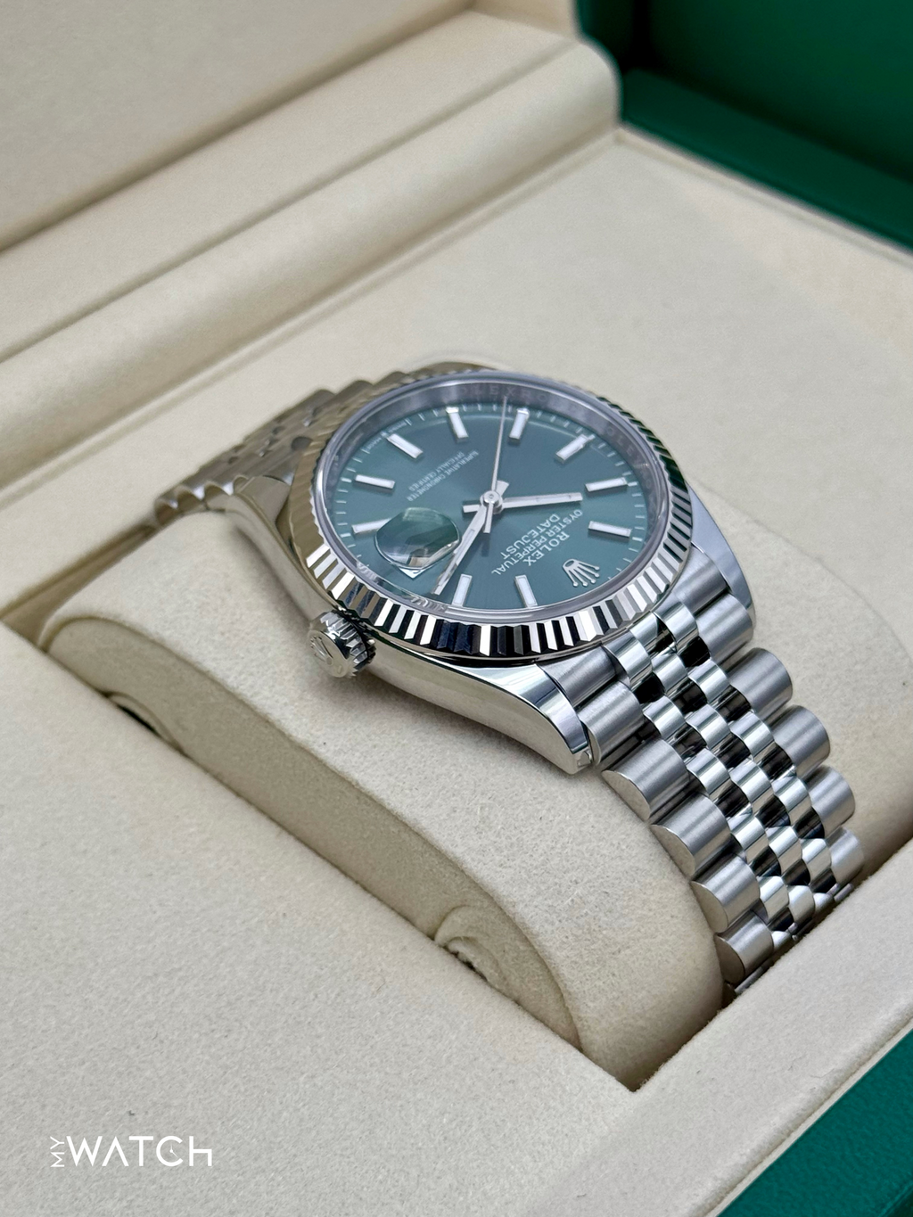 NEW 2025 Rolex Datejust 36mm 126234 Jubilee Green Dial