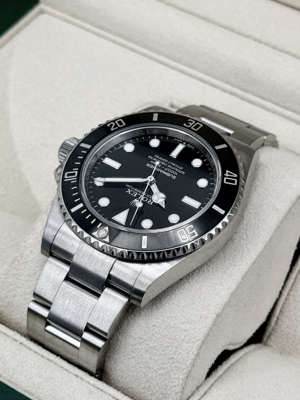 2024 Rolex Submariner 41mm 124060 Stainless Steel Black Dial