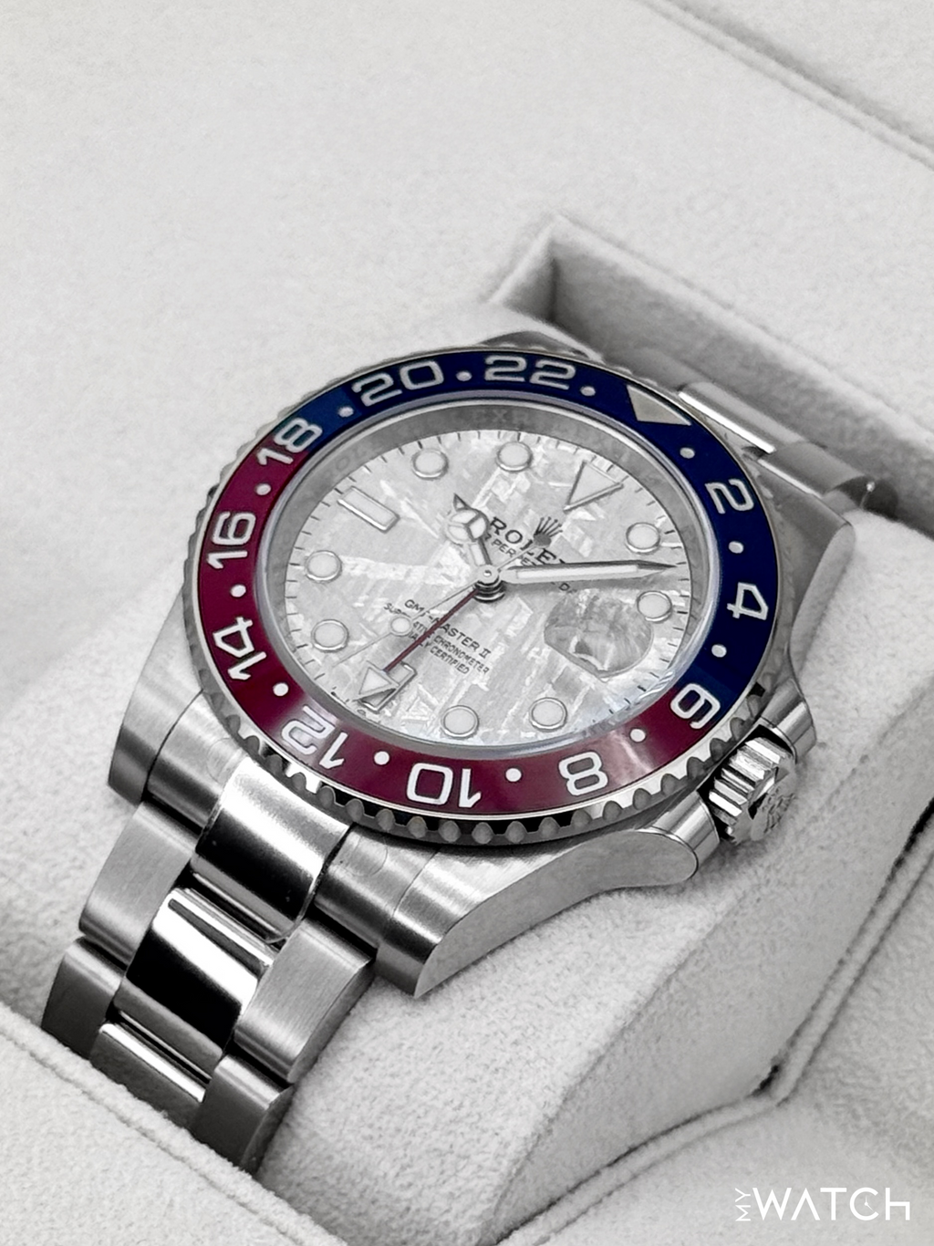 2023 Rolex GMT-Master II "Pepsi" 40mm 126719BLRO Meteorite Dial