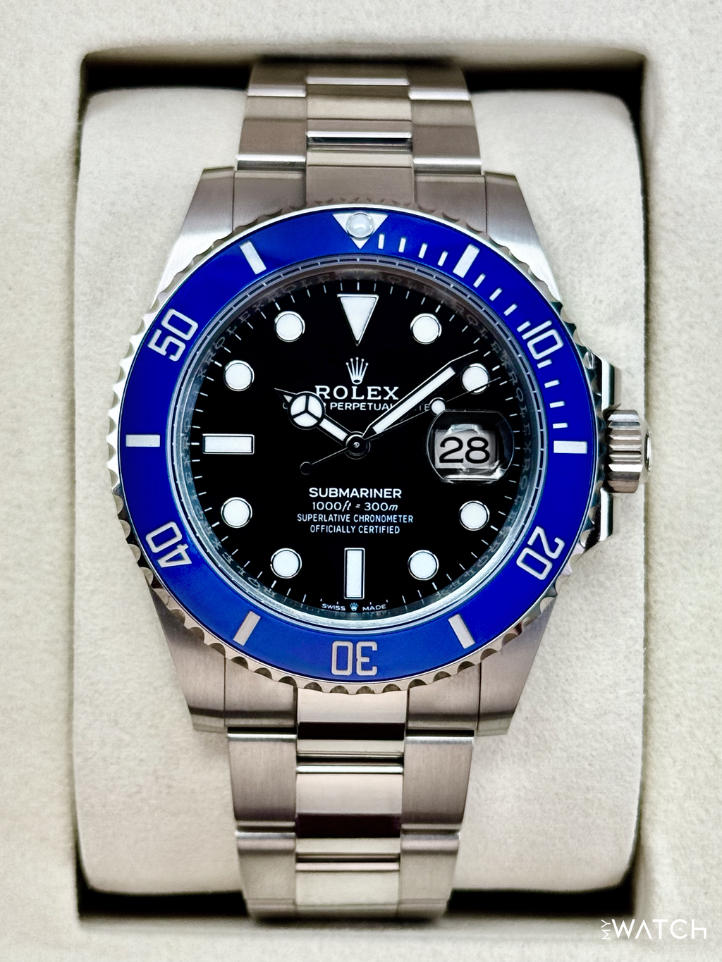 NEW 2026 Rolex Submariner Cookie Monster 41mm 126619LB White Gold Black Dial