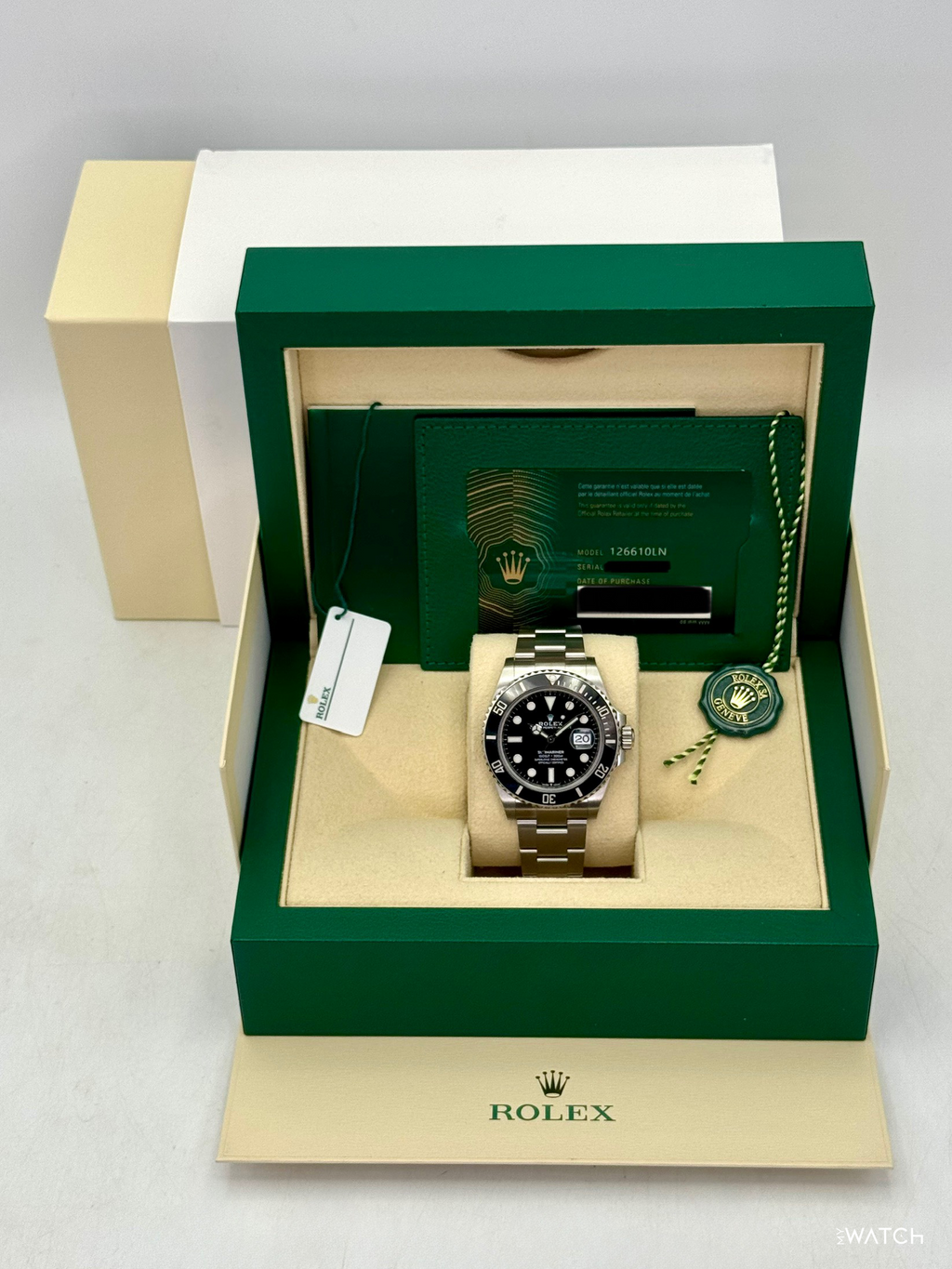2022 Rolex Submariner 41mm 126610LN Stainless Steel Black Dial