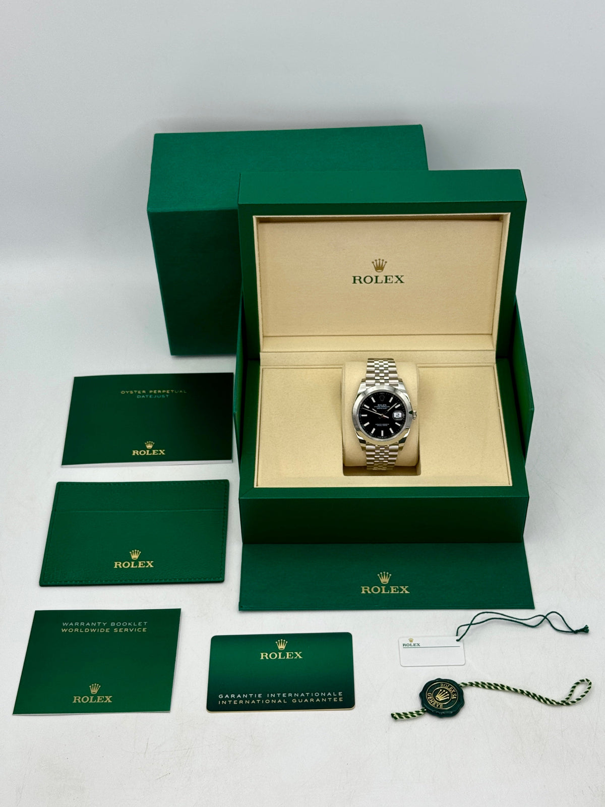 NEW 2026 Rolex Datejust 41mm 126300 Stainless Steel Jubilee Black Dial